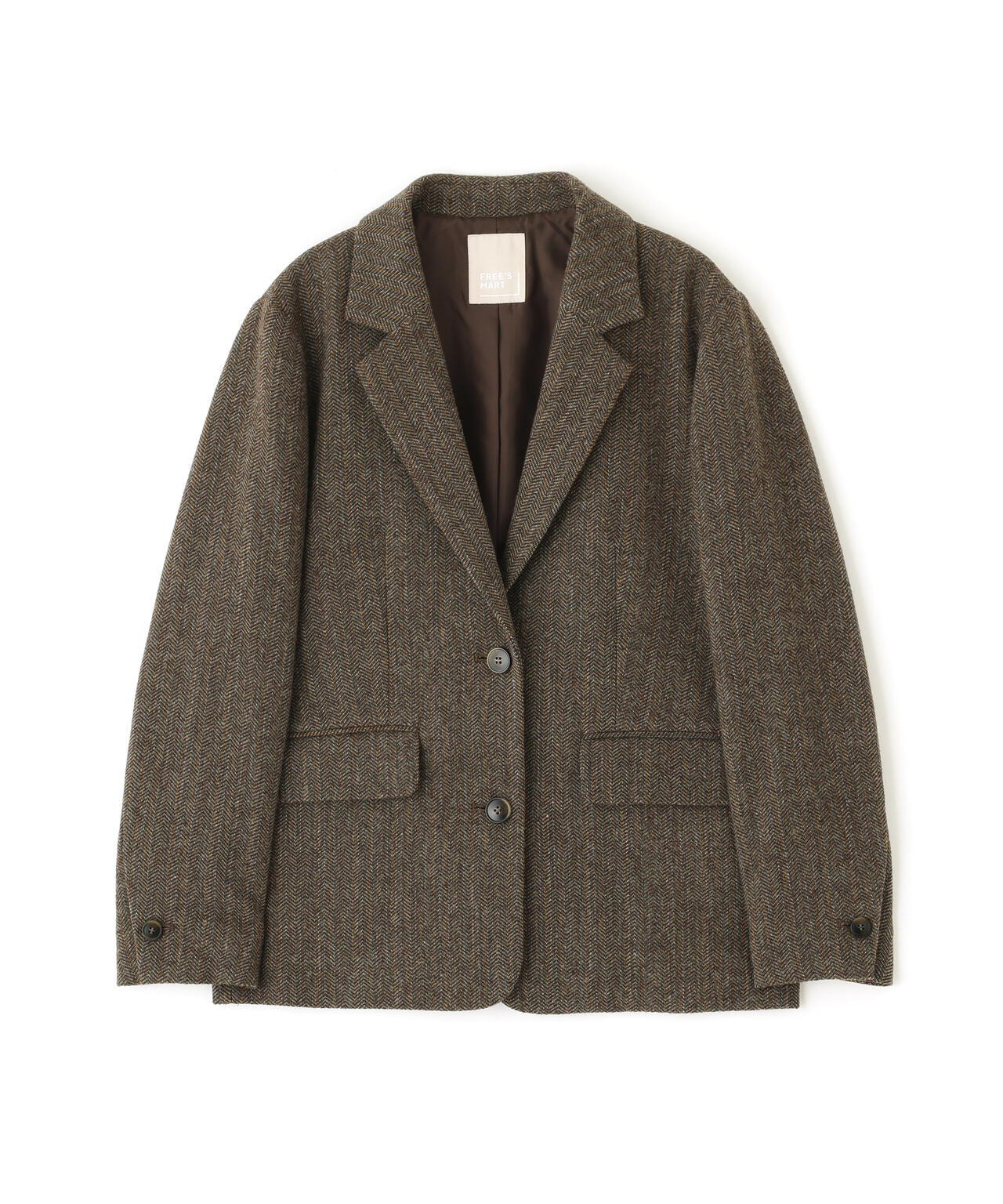 ウール混オーバーサイズジャケット