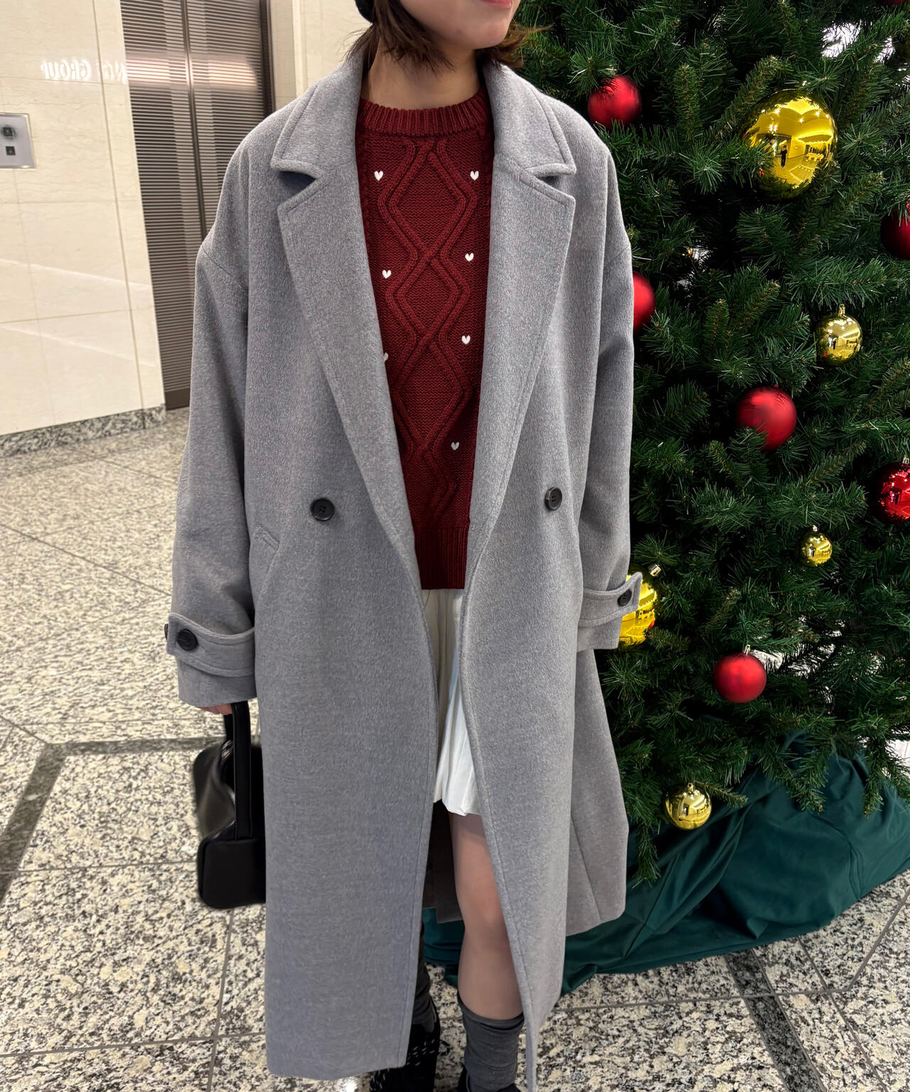 ルーズチェスターコート