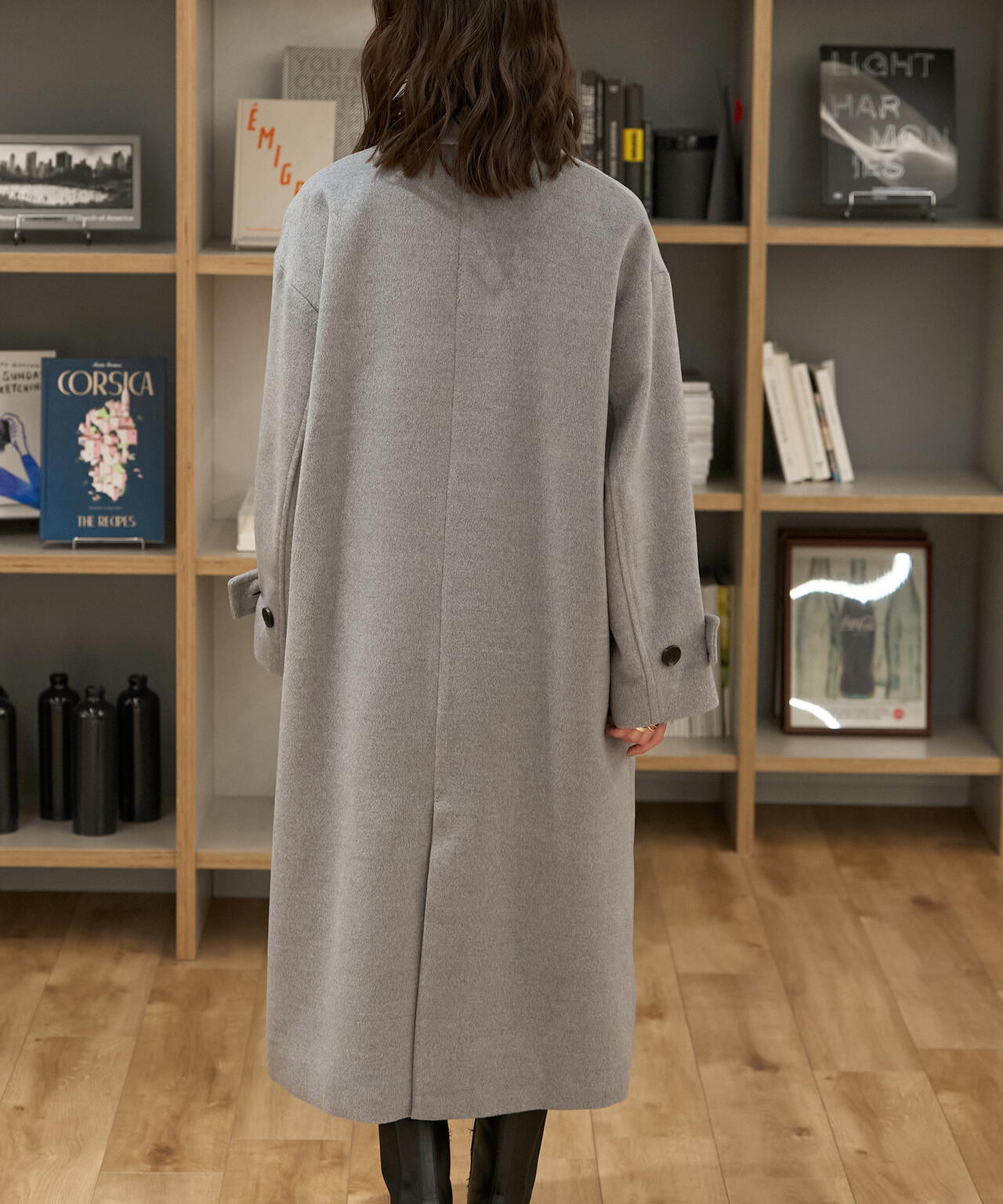 チェスターコート アイボリー プロポーションボディドレッシング PROPORTION BODY DRESSING