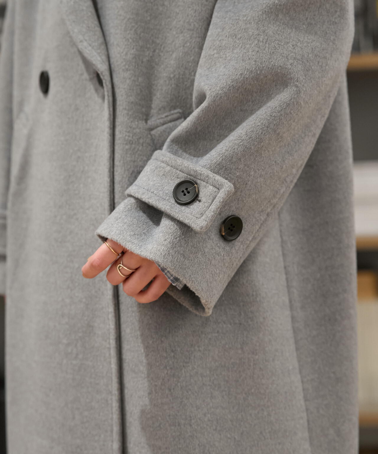 ルーズチェスターコート