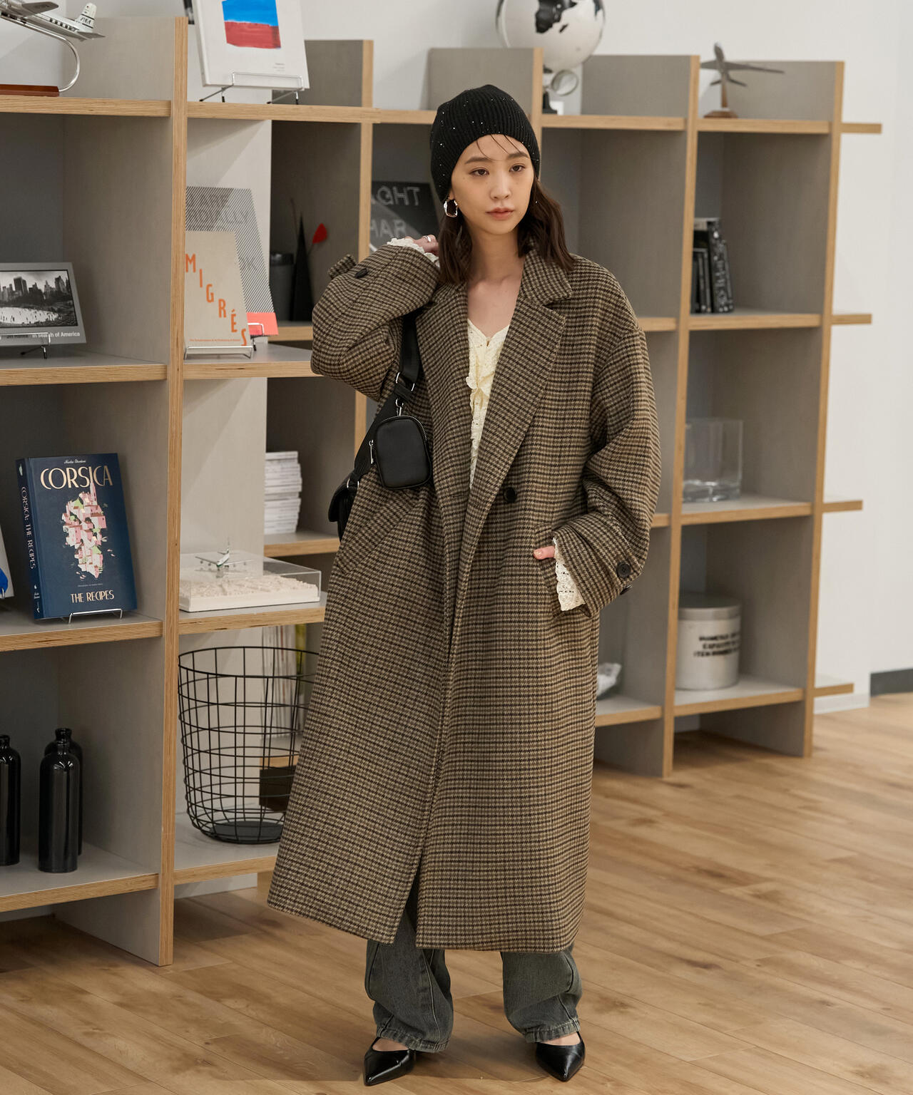 ルーズチェスターコート