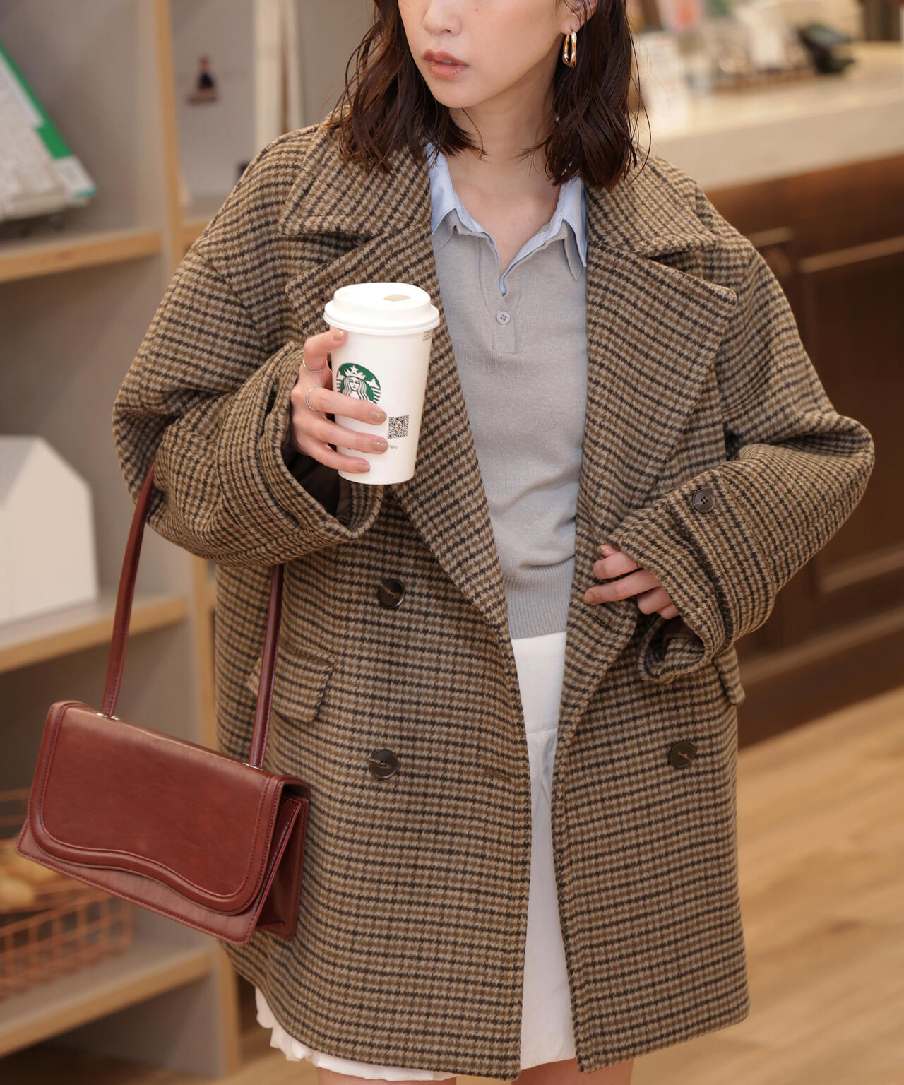 2wayメルトンPコート