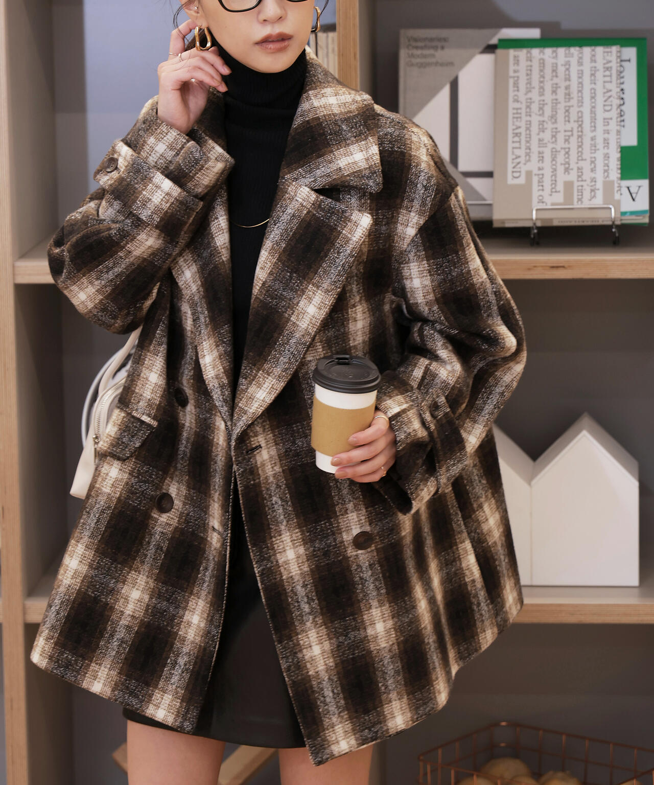 2wayメルトンPコート