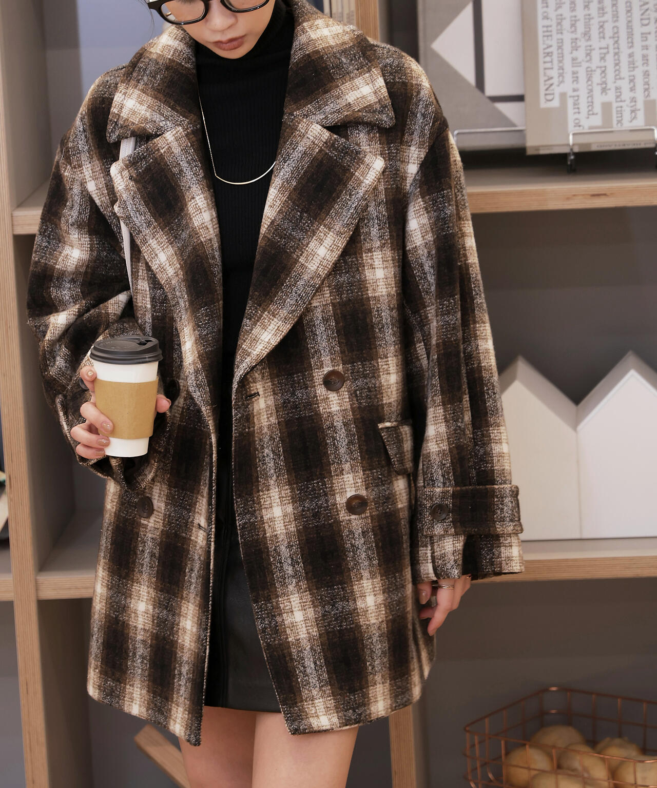 2wayメルトンPコート