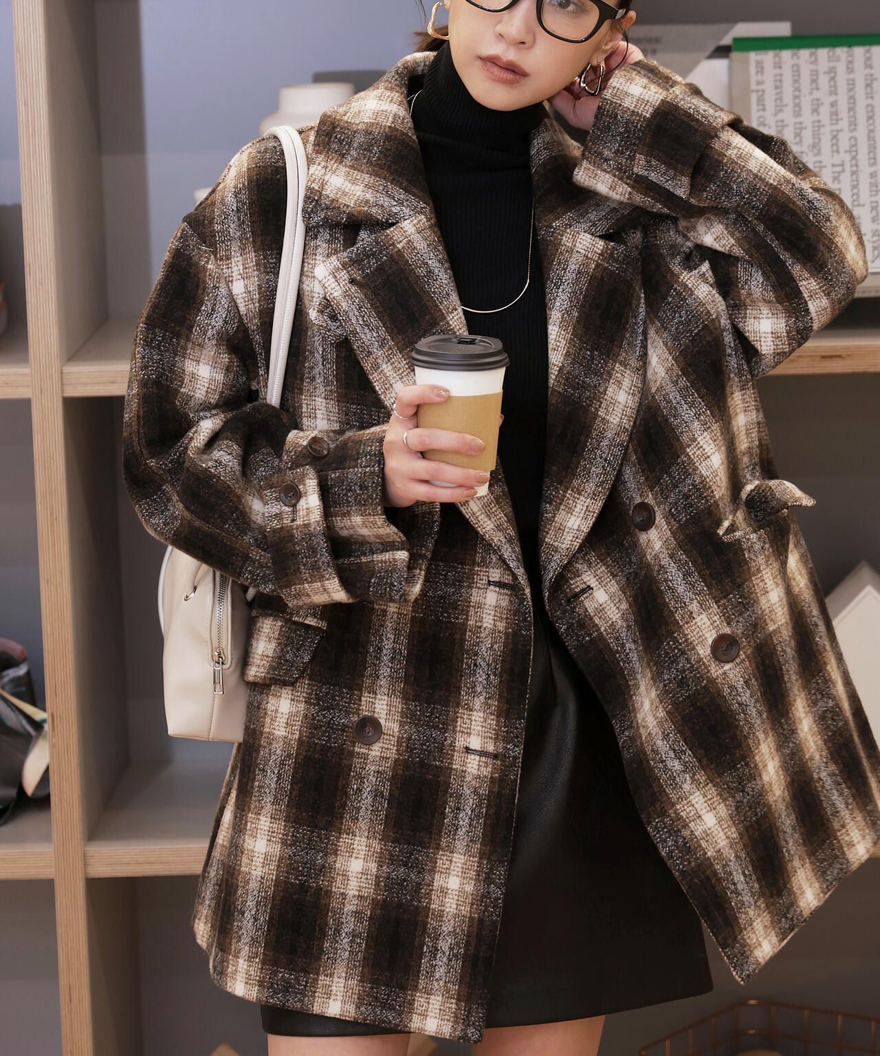 2wayメルトンPコート