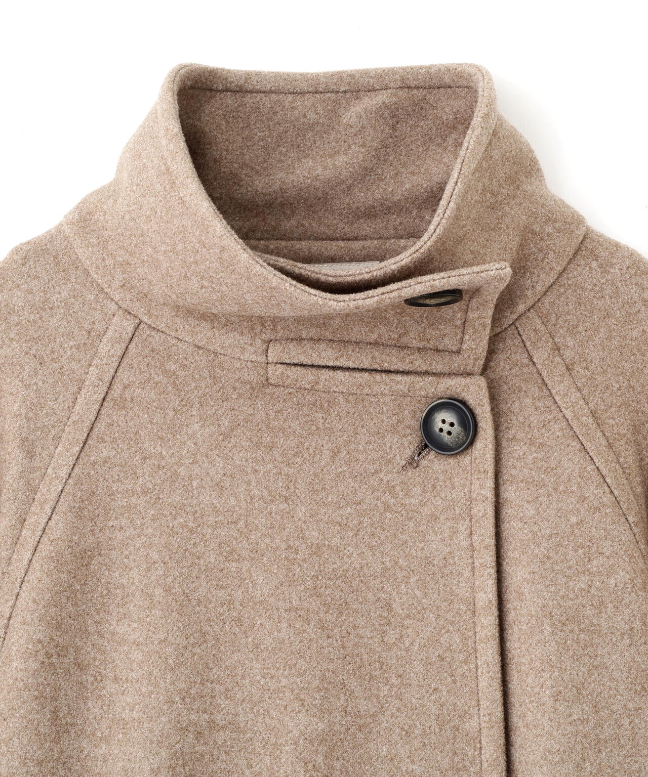 [累計販売5000枚！選べる4色]【3サイズ展開XS-M】スタンドカラーメルトンロングコート【低身長サイズ有】