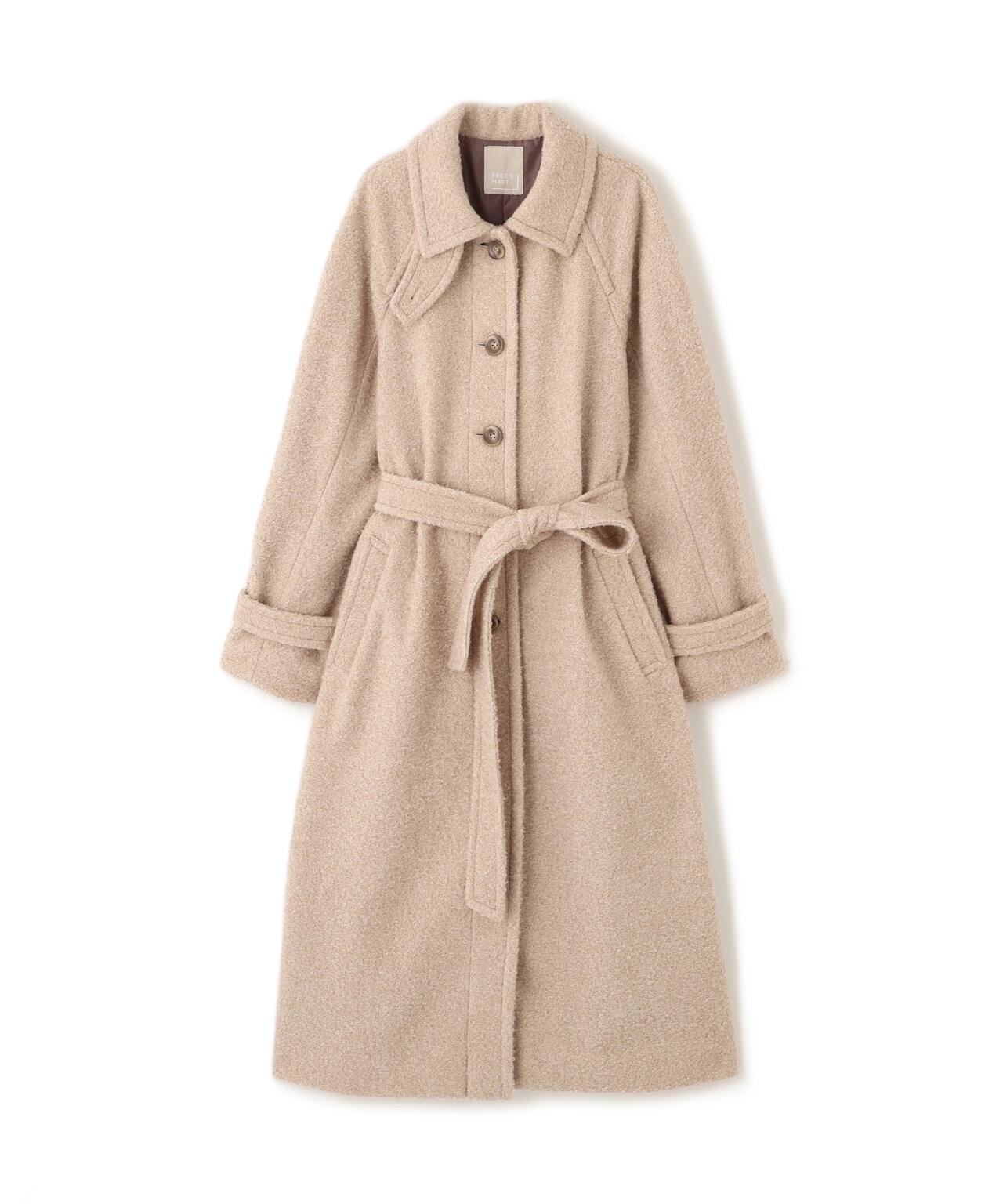 2wayステンカラーロングコート