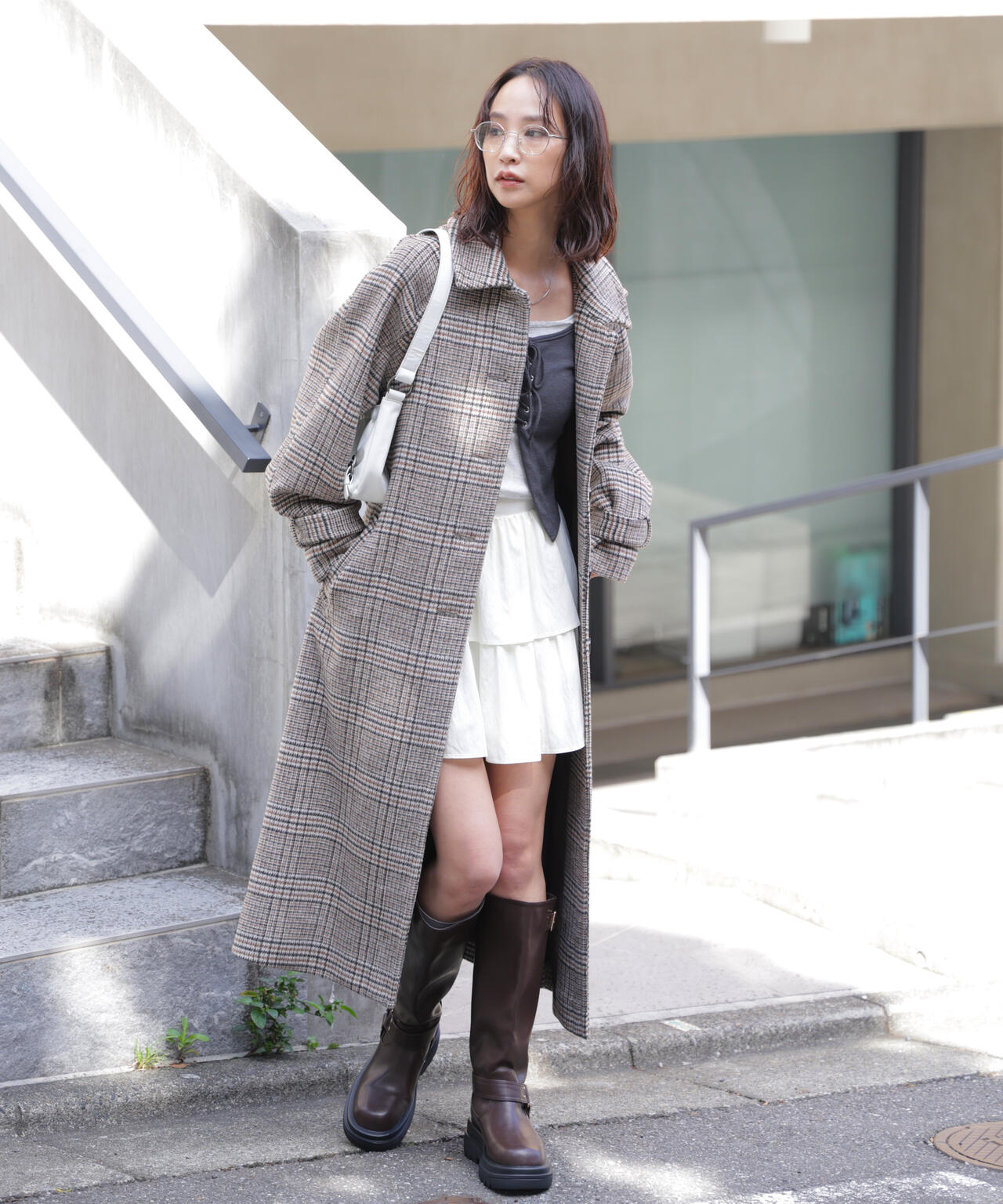 ☆クリーニング済☆アパートバイローリーズ 2WAY ステンカラーコート