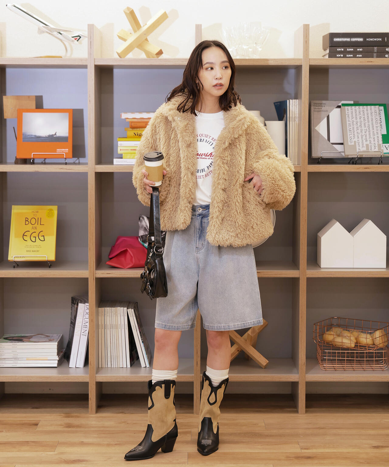 ファースタンドブルゾン