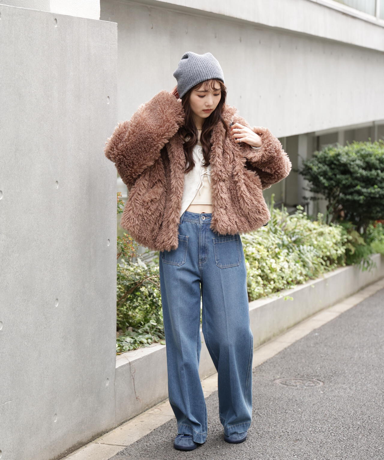 ファースタンドブルゾン