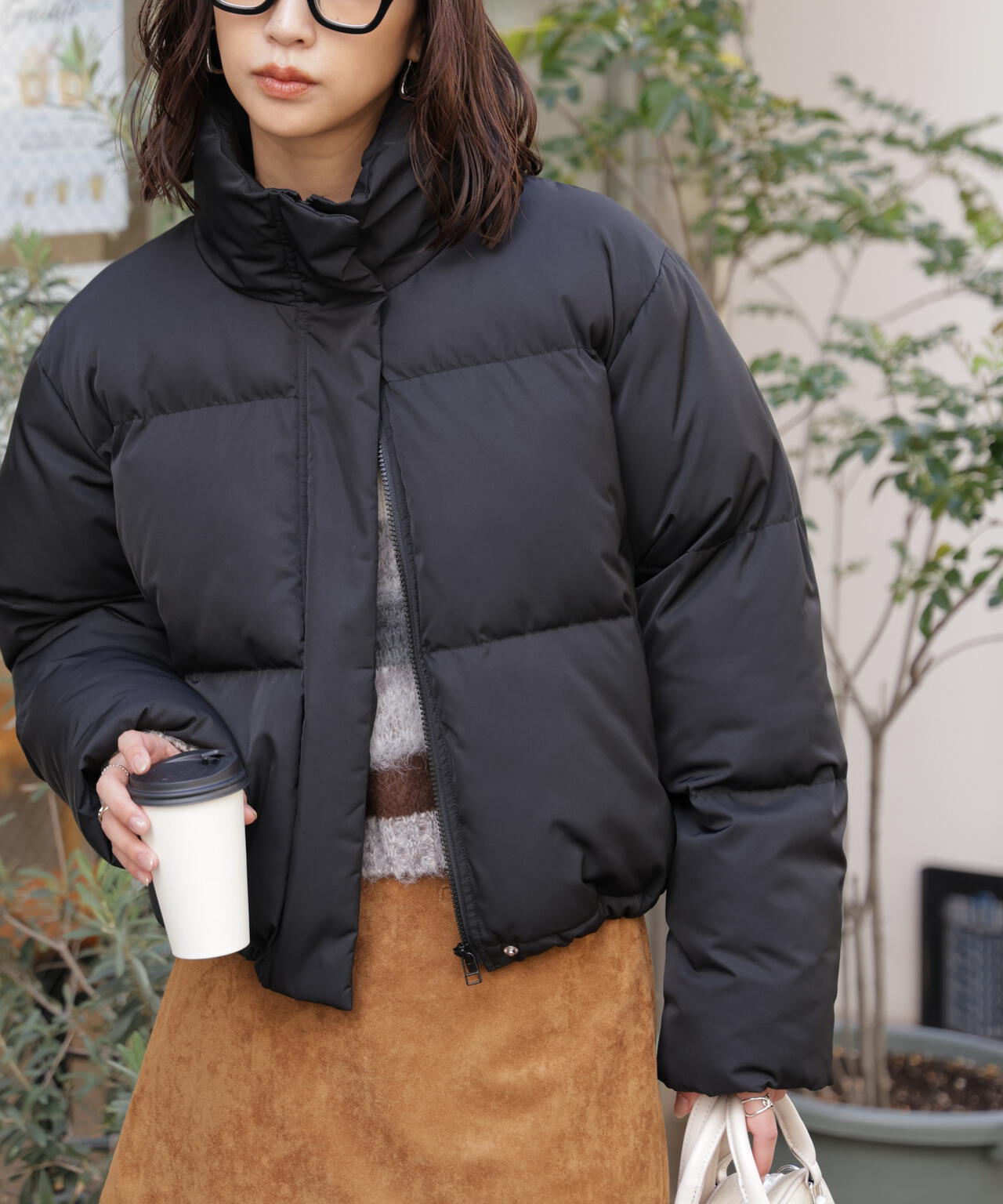 スタンドショート中綿ブルゾン