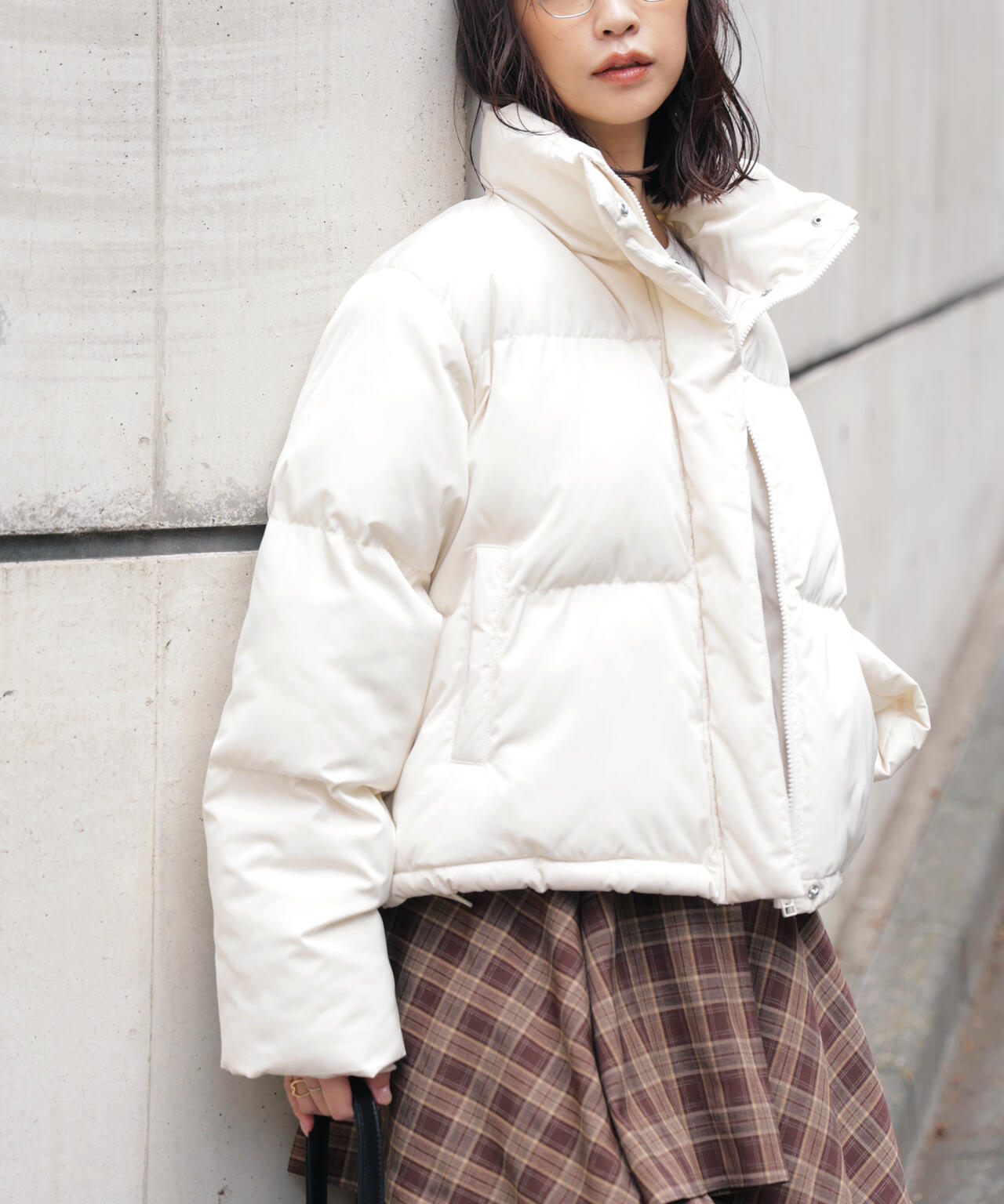 スタンドショート中綿ブルゾン