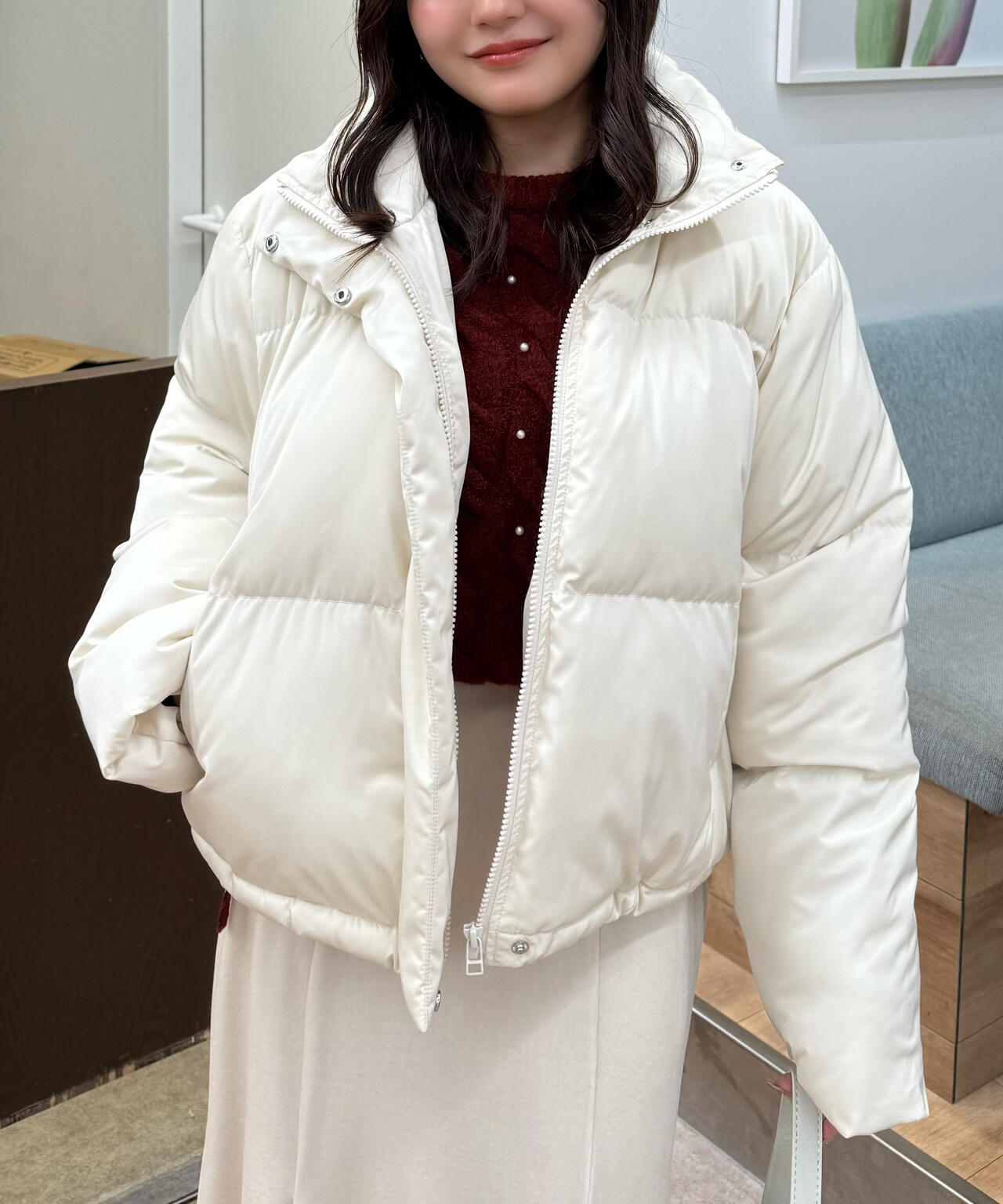 スタンドショート中綿ブルゾン