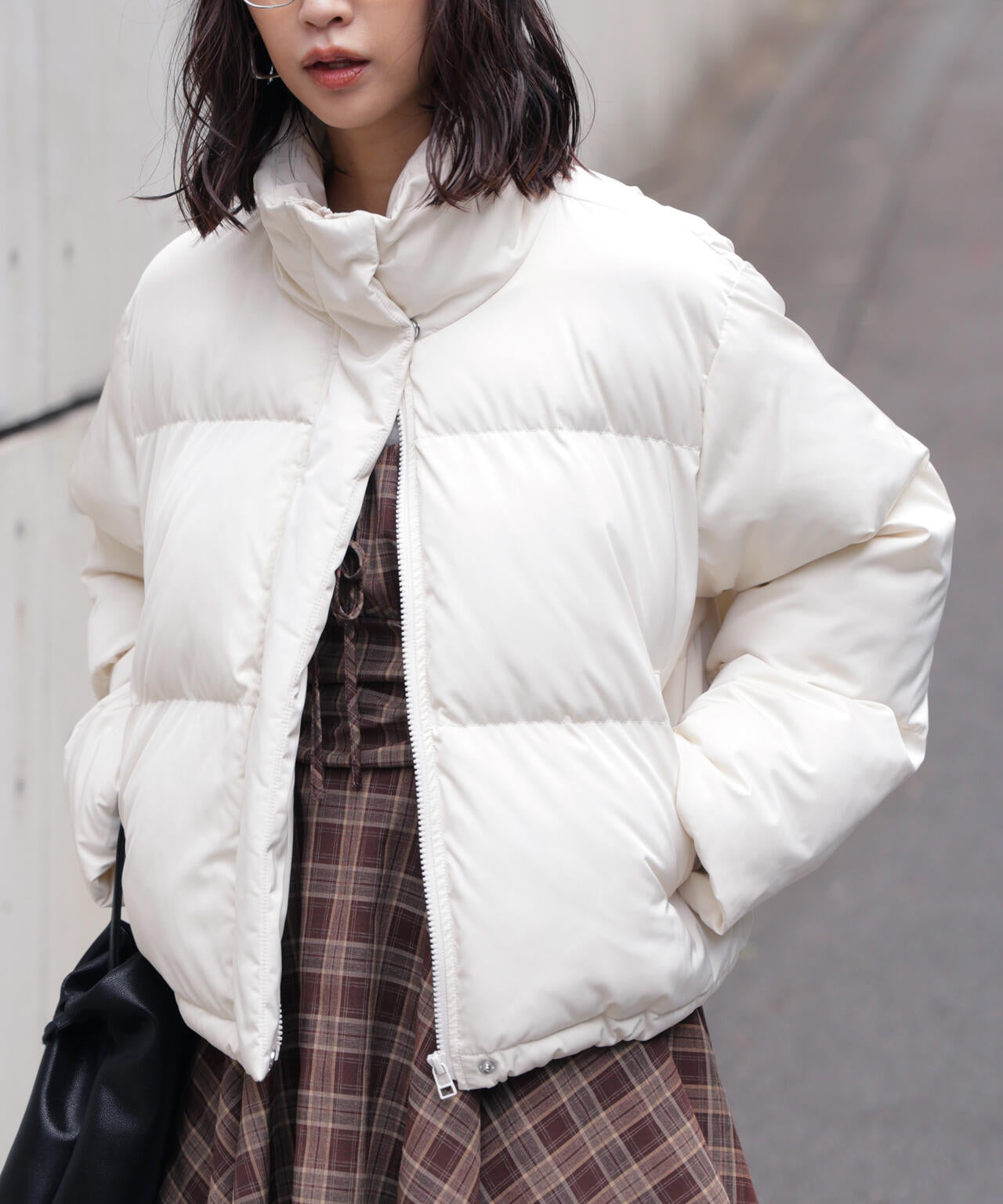 スタンドショート中綿ブルゾン