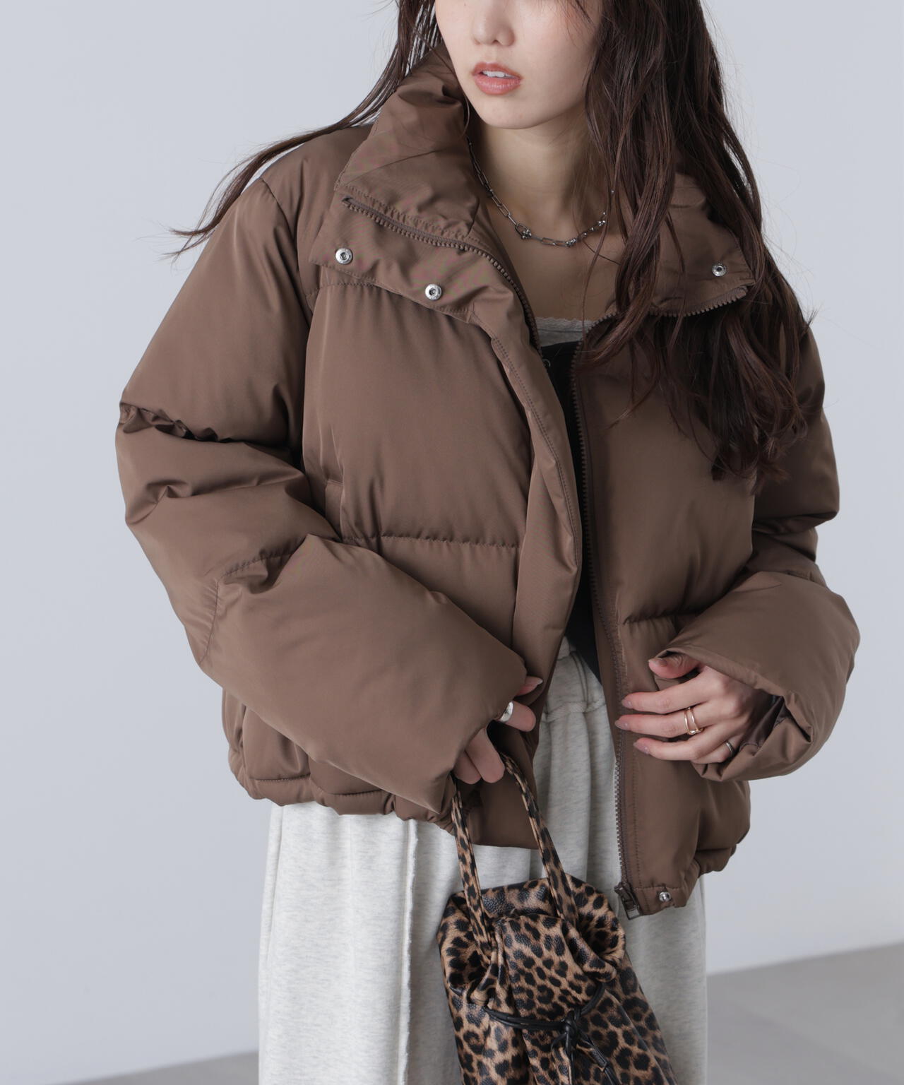 スタンドショート中綿ブルゾン