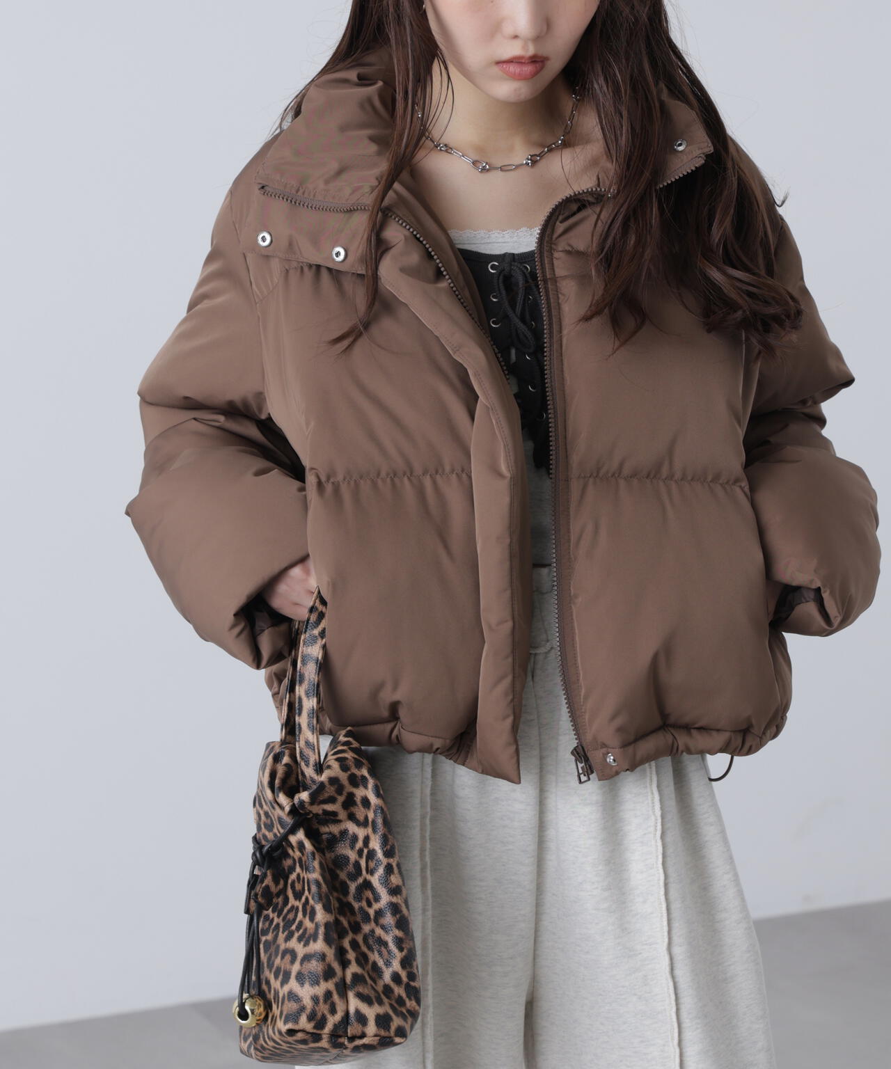 スタンドショート中綿ブルゾン