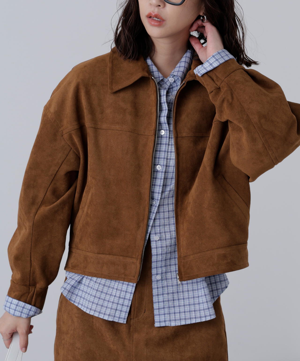 合皮ジップアップブルゾン | FREE'S MART（フリーズマート） ｜【公式