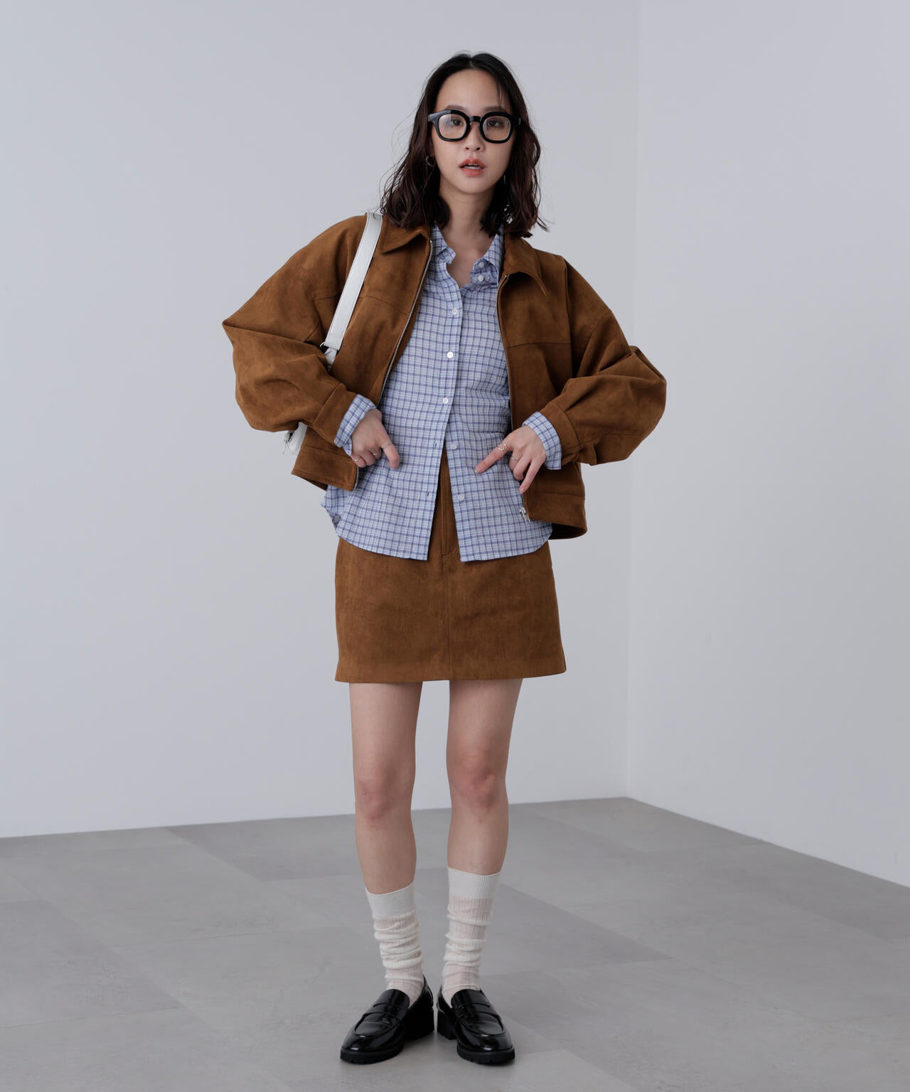 合皮ジップアップブルゾン | FREE'S MART（フリーズマート） ｜【公式