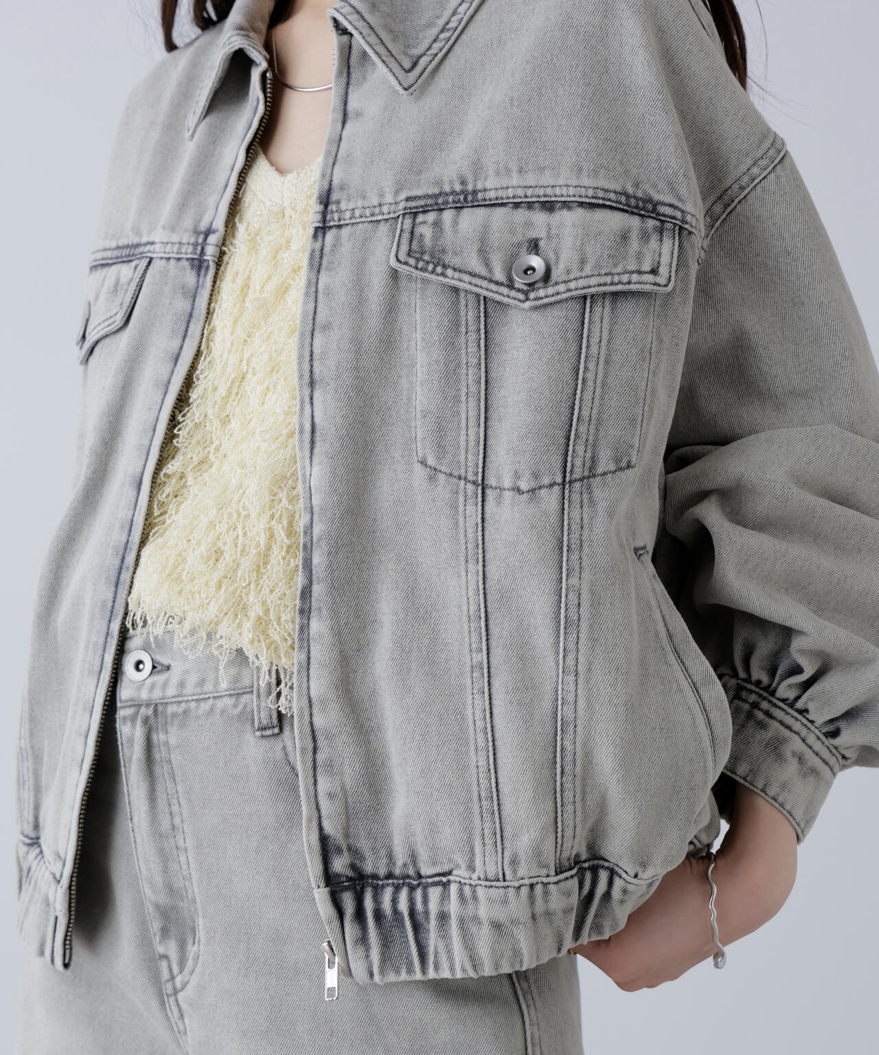 オーバーサイズデニムジャケット