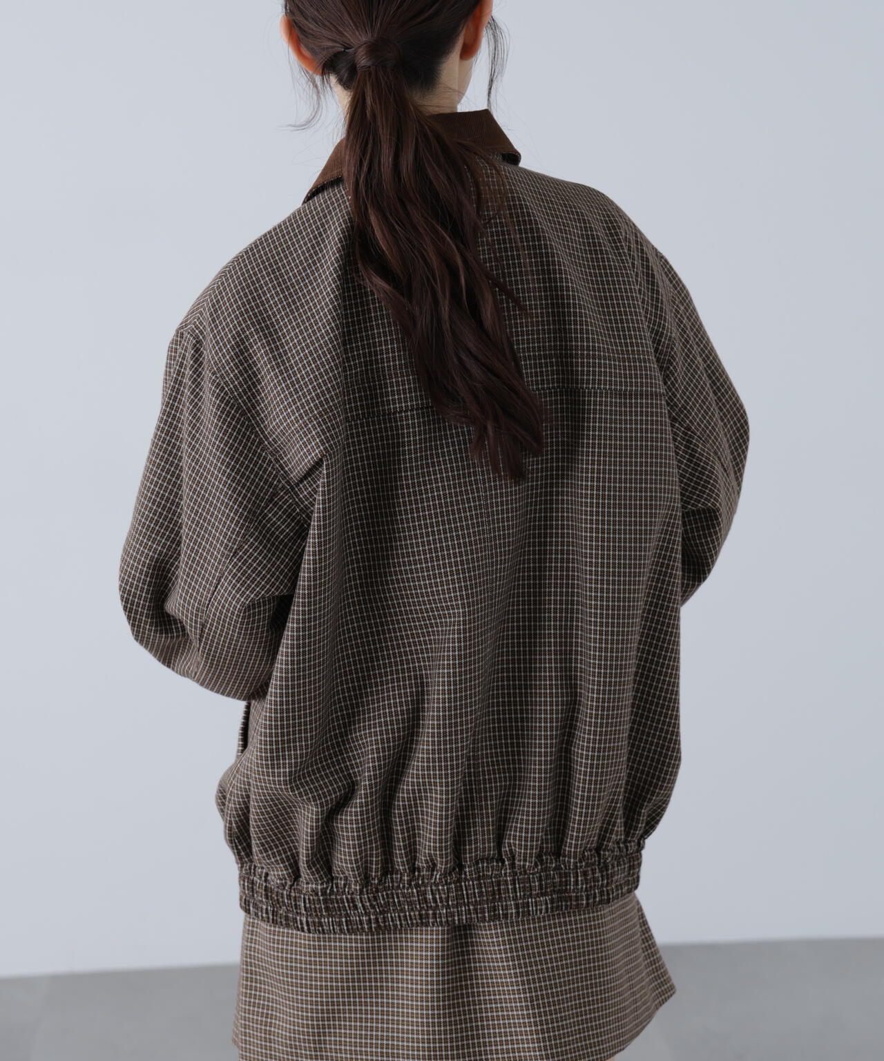 〈セットアップ対応〉バイカラーツイルジャケット