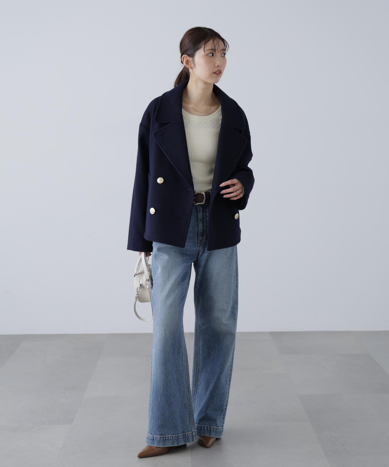 廃盤モデル！【定価￥41900】ショット3182016シングルファーピーコート 廃盤モデル！【定価￥41900】ショット3182016シングルファー