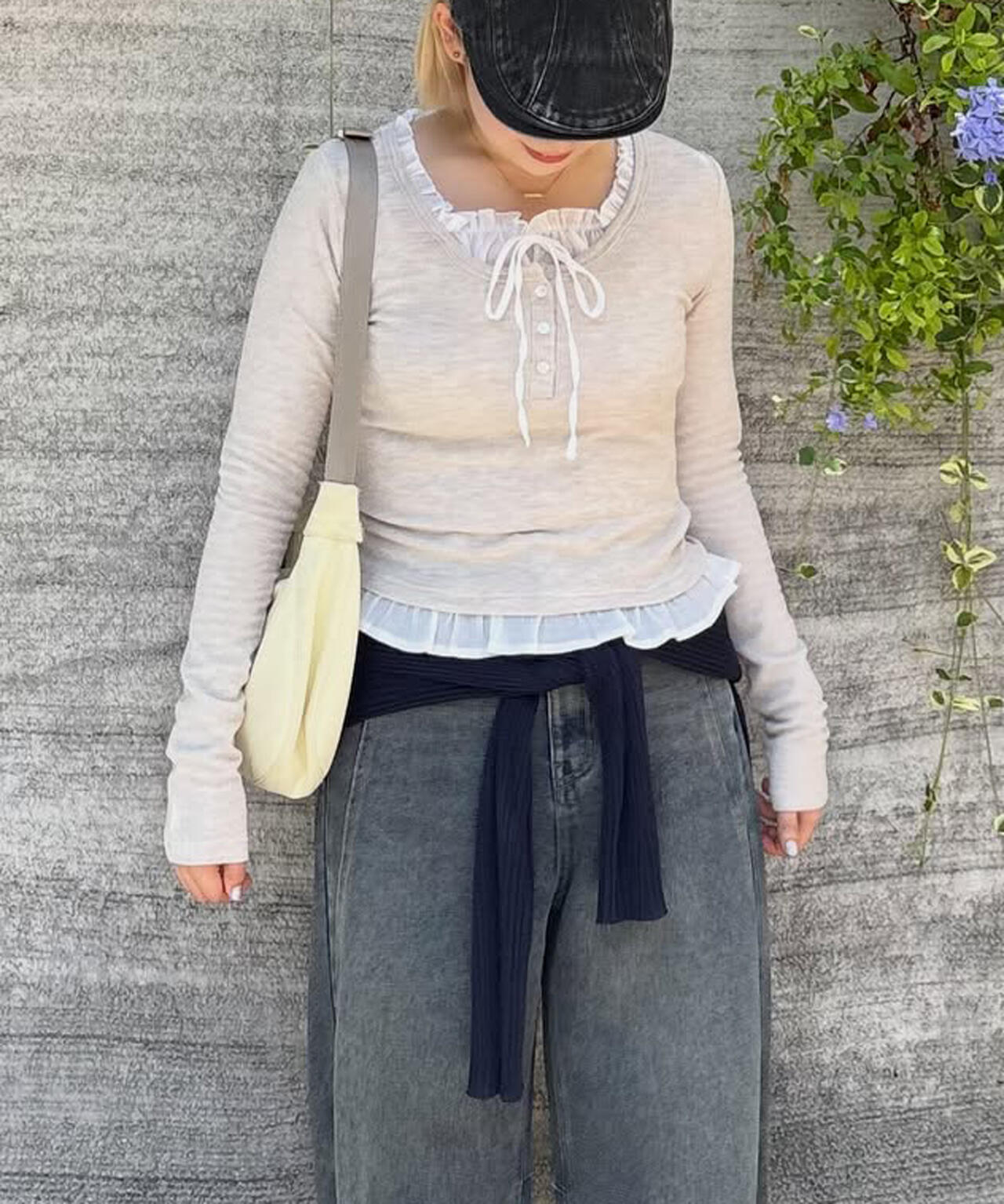 その他 TM レイヤード風フリルリボンカットソー | FREE'S MART（フリーズマート