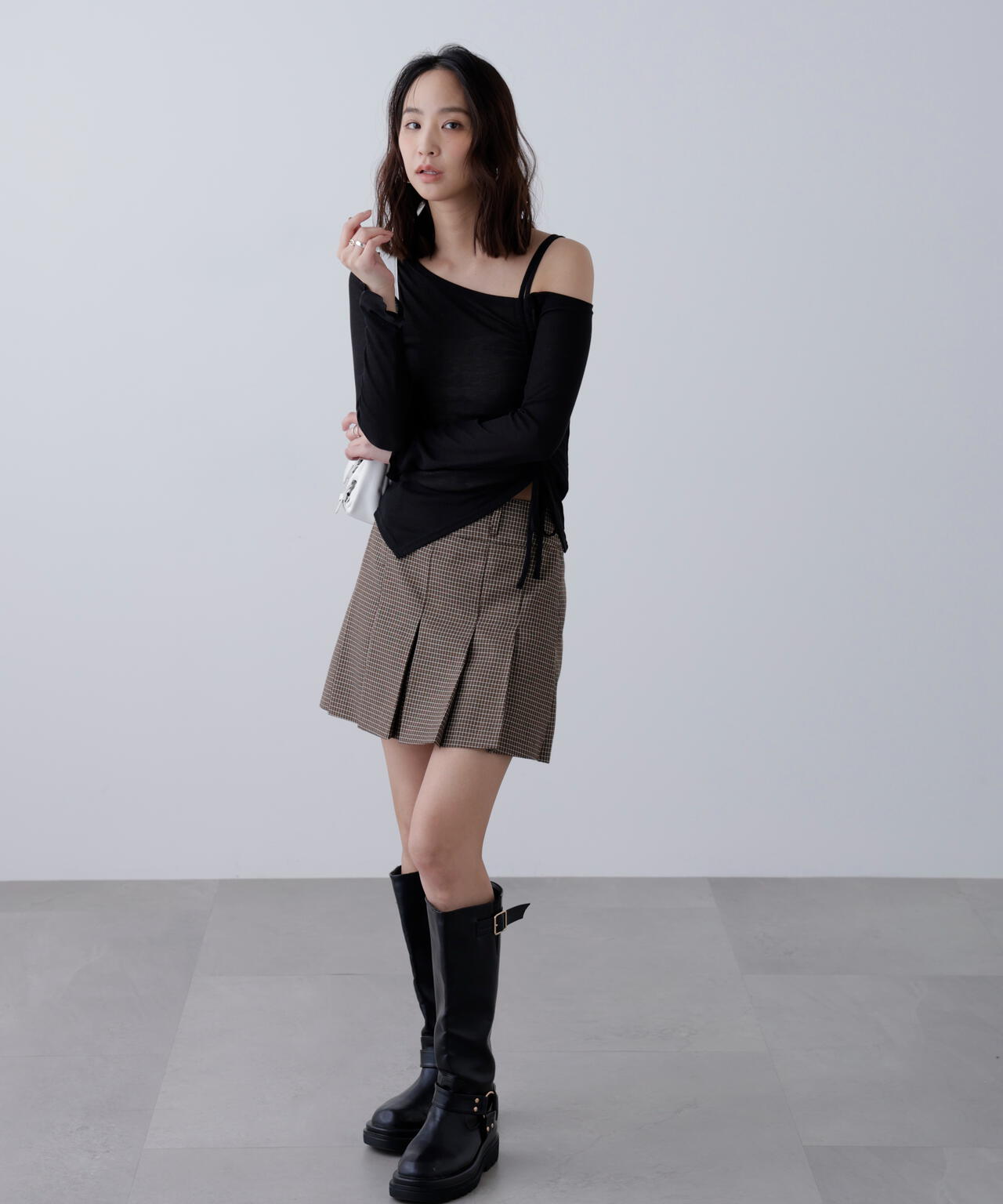 ワンショルシャーリングテレコカットソー