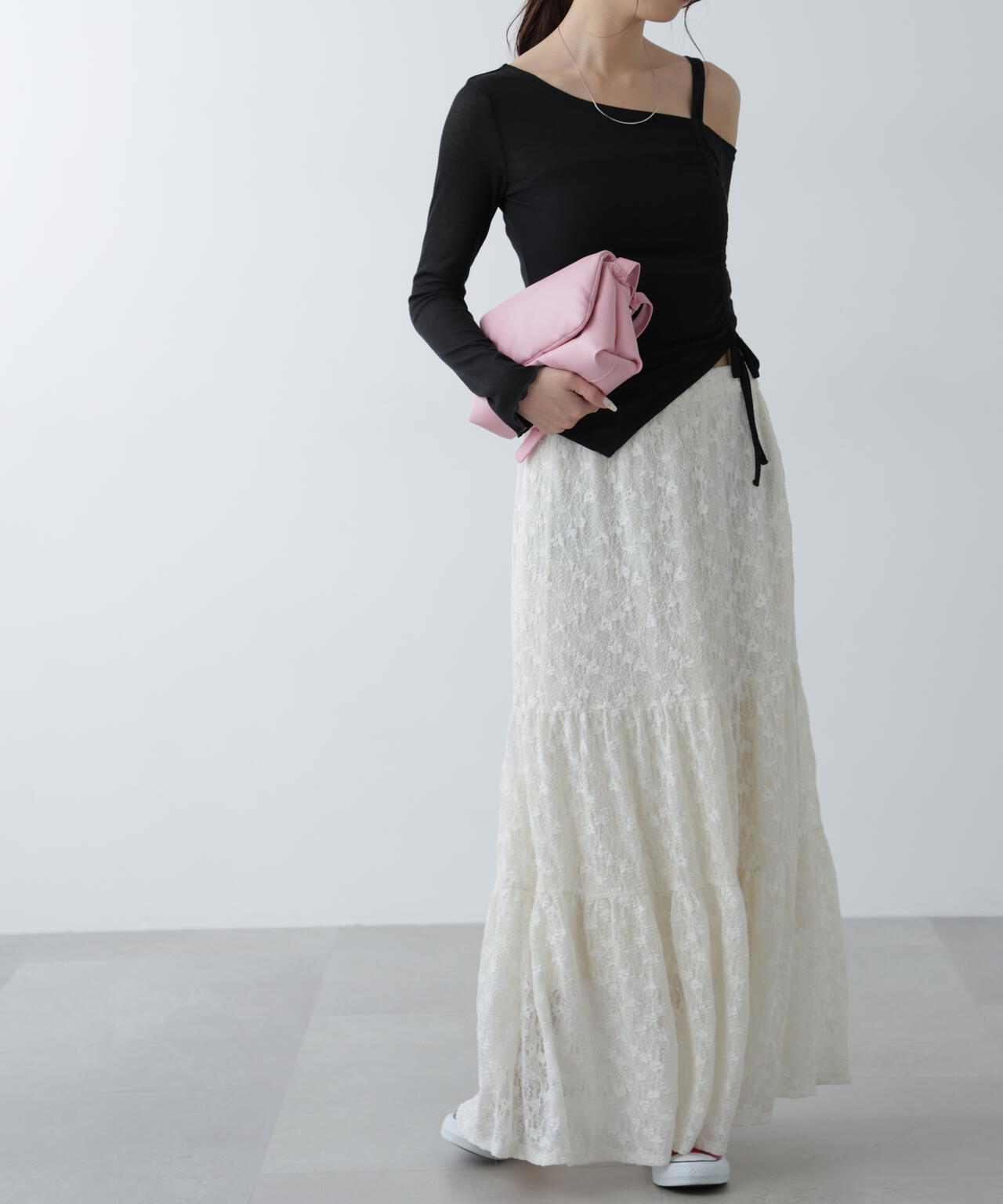 ワンショルシャーリングテレコカットソー