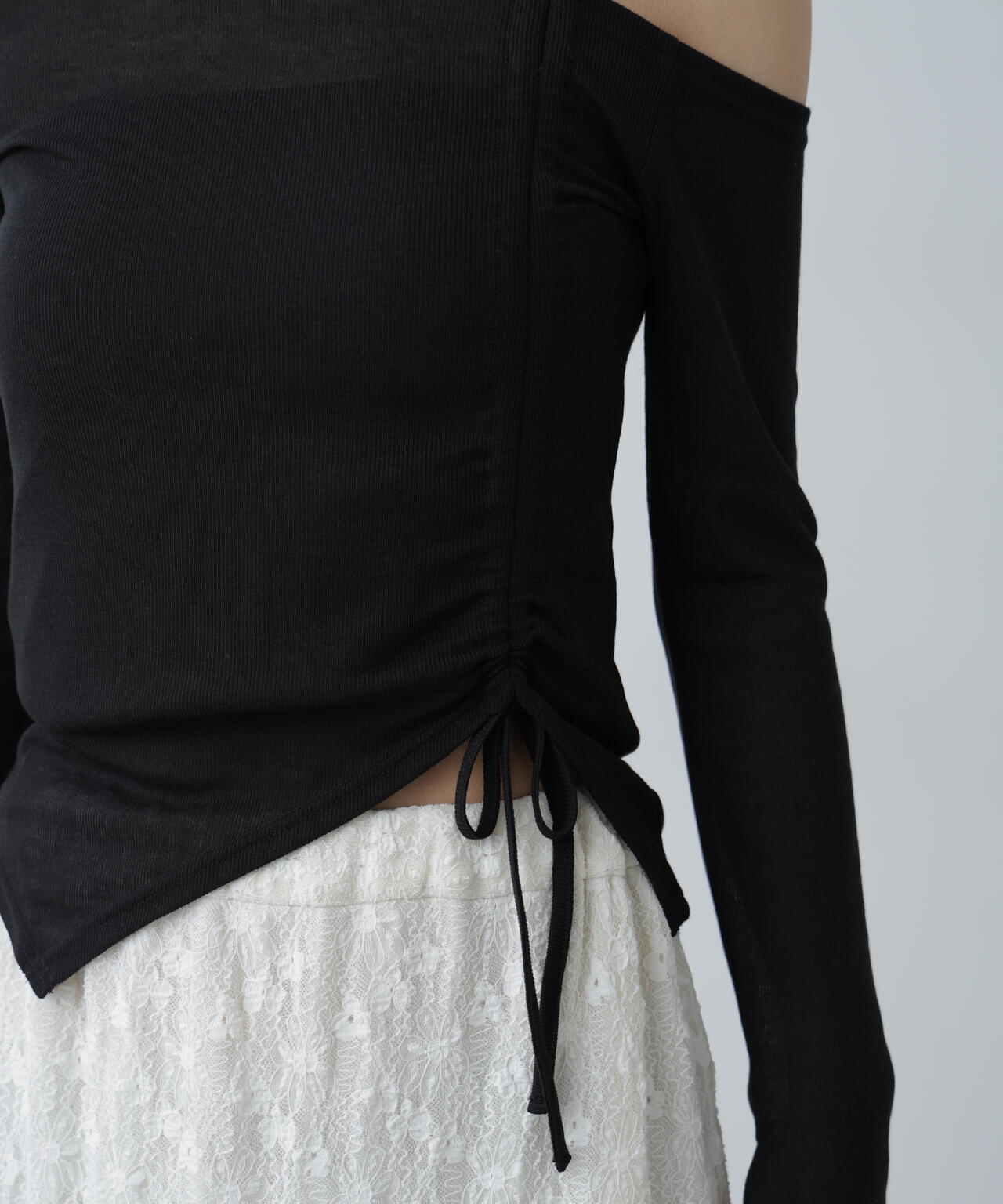 ワンショルシャーリングテレコカットソー