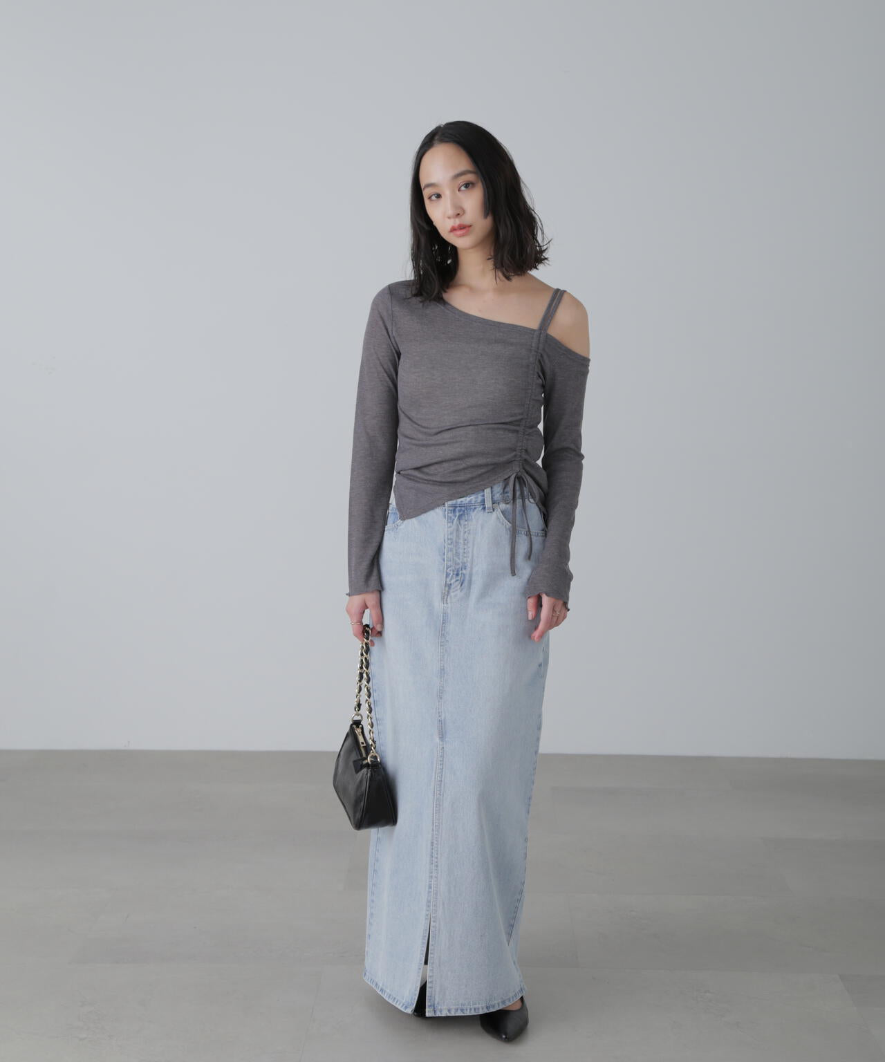 ワンショルシャーリングテレコカットソー