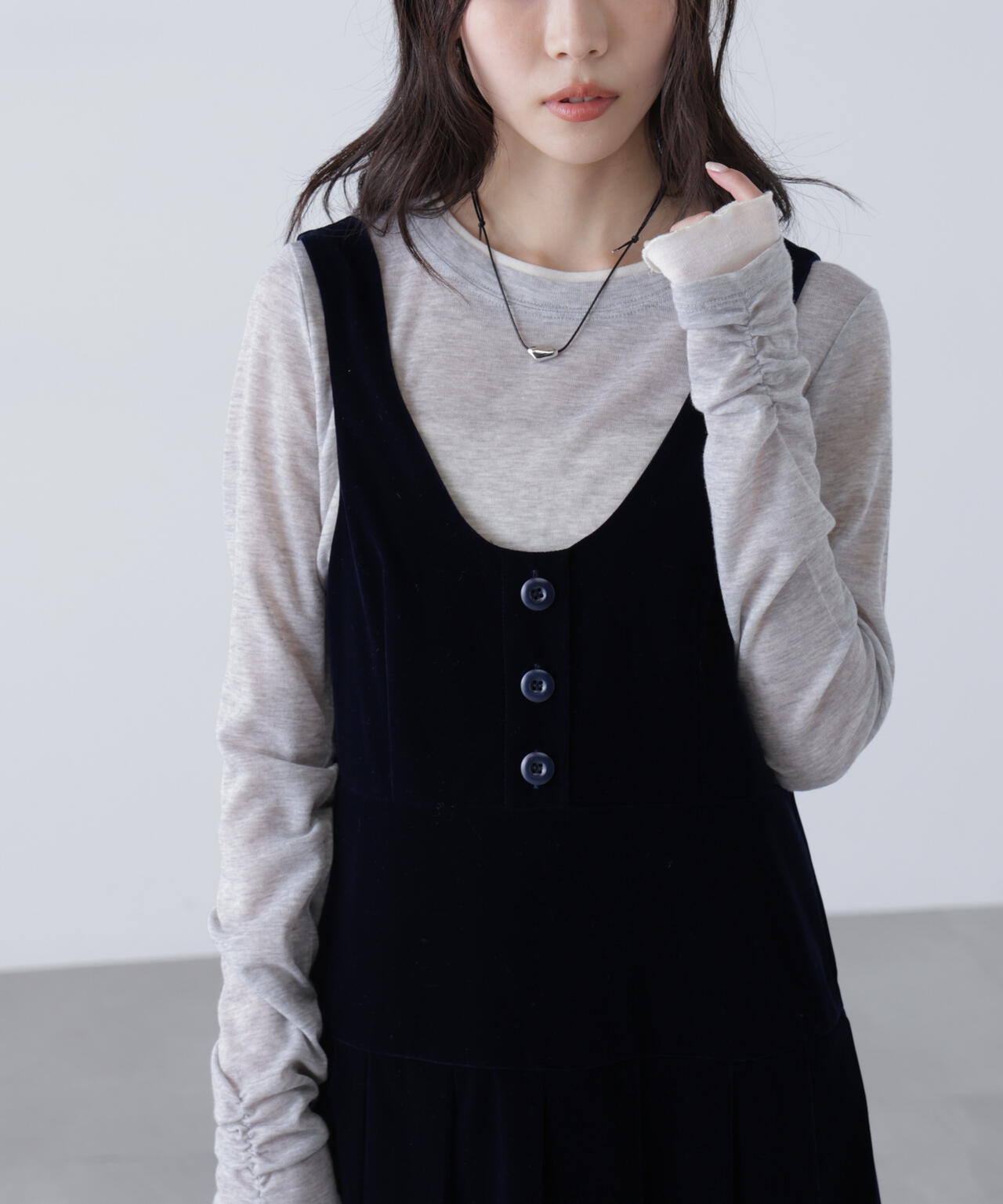 ♡colorfree shop♡ さま専用 レイヤード風フリルリボンカットソー | FREE'S MART（フリーズ