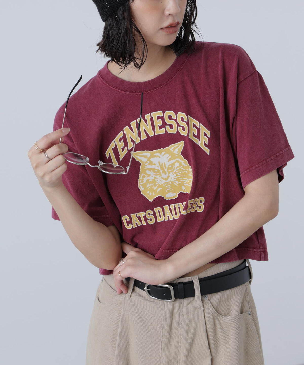〈フリーズマート別注〉テネシーリバーショート丈Tシャツ