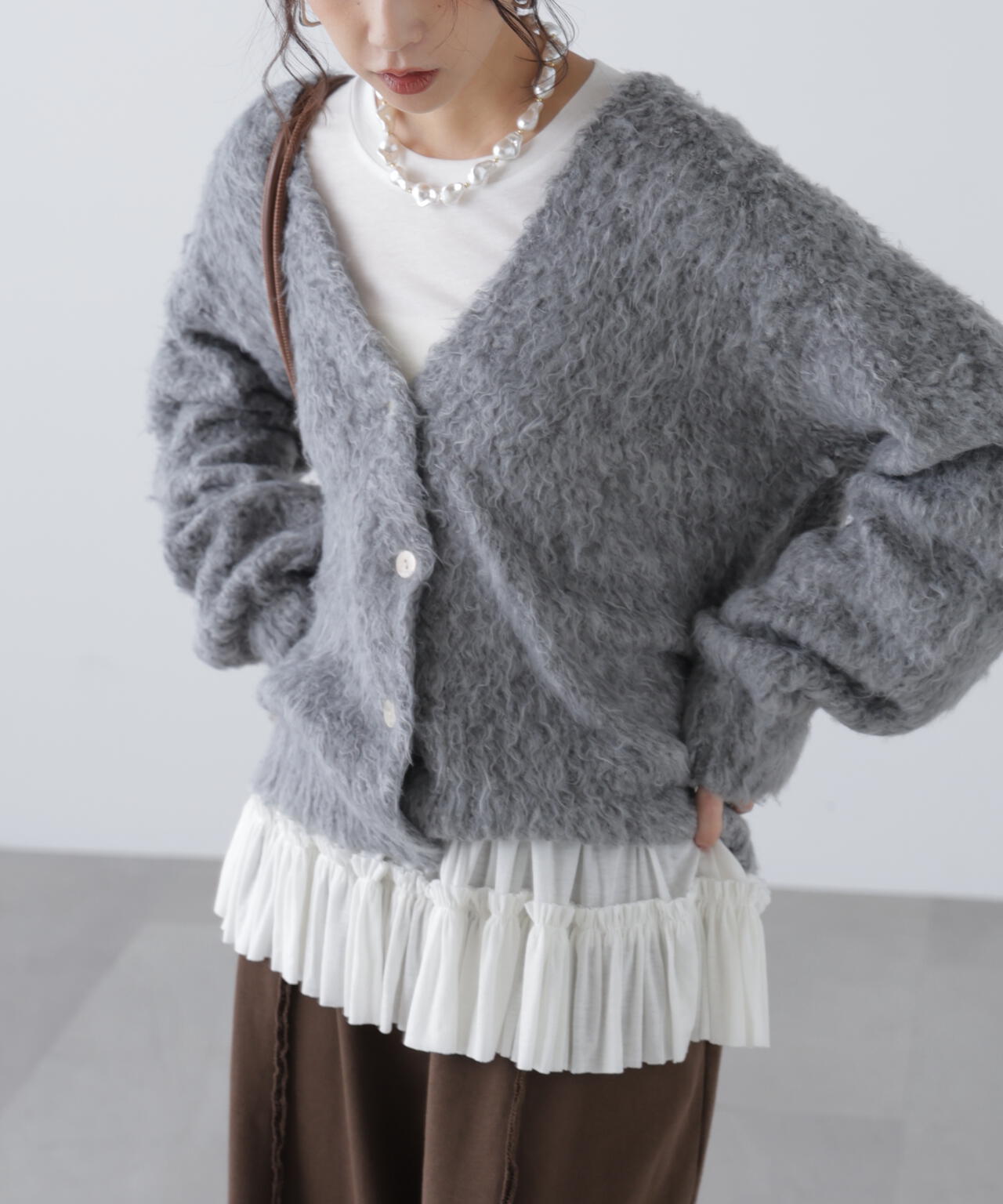 長袖裾フリルカットソー | FREE'S MART（フリーズマート