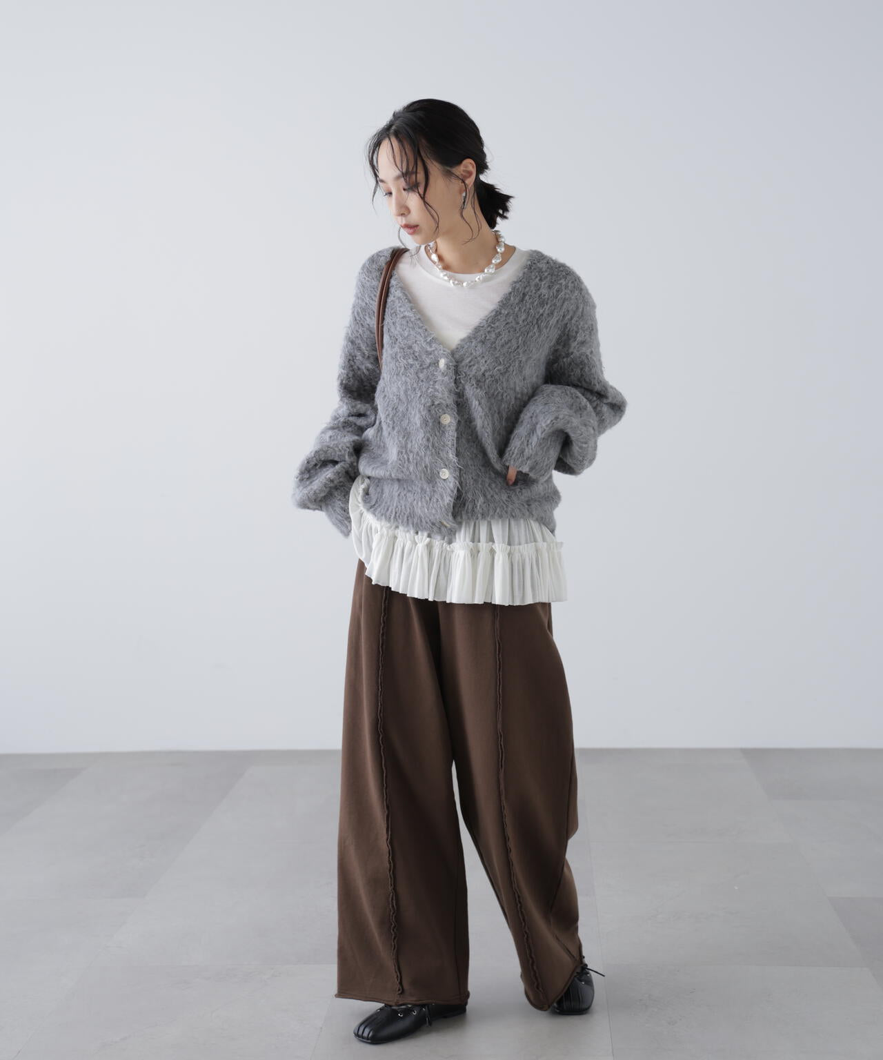 長袖裾フリルカットソー | FREE'S MART（フリーズマート） ｜【公式