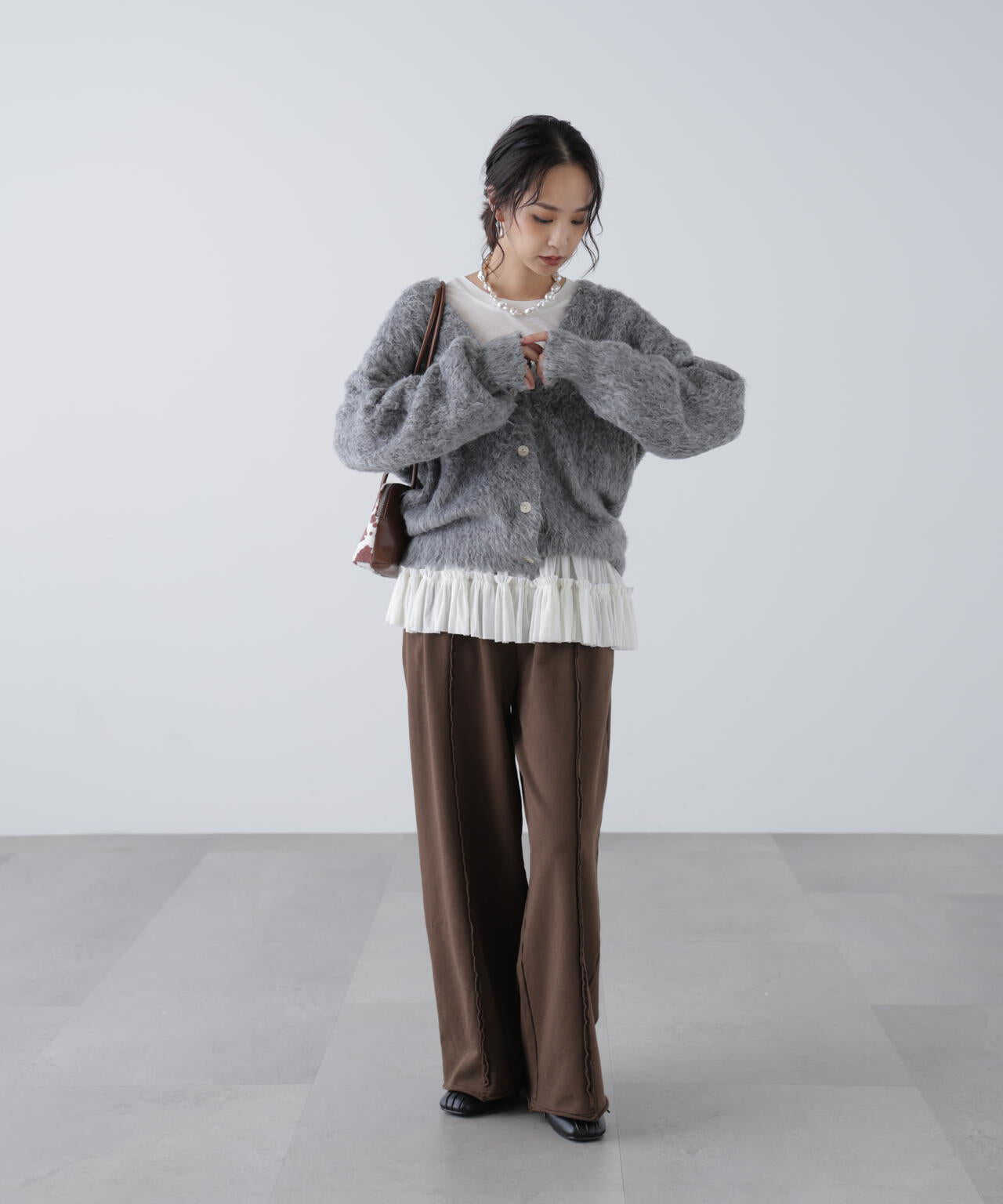 長袖裾フリルカットソー | FREE'S MART（フリーズマート