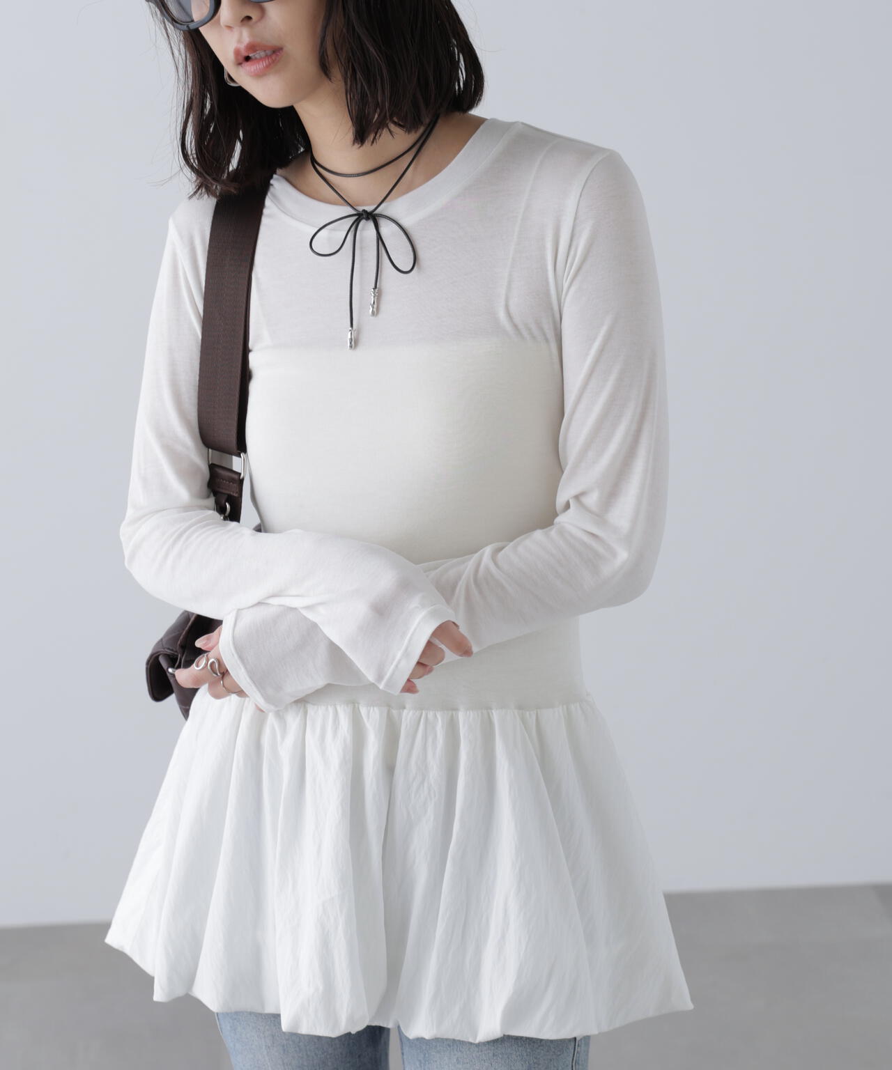 長袖裾フリルカットソー | FREE'S MART（フリーズマート