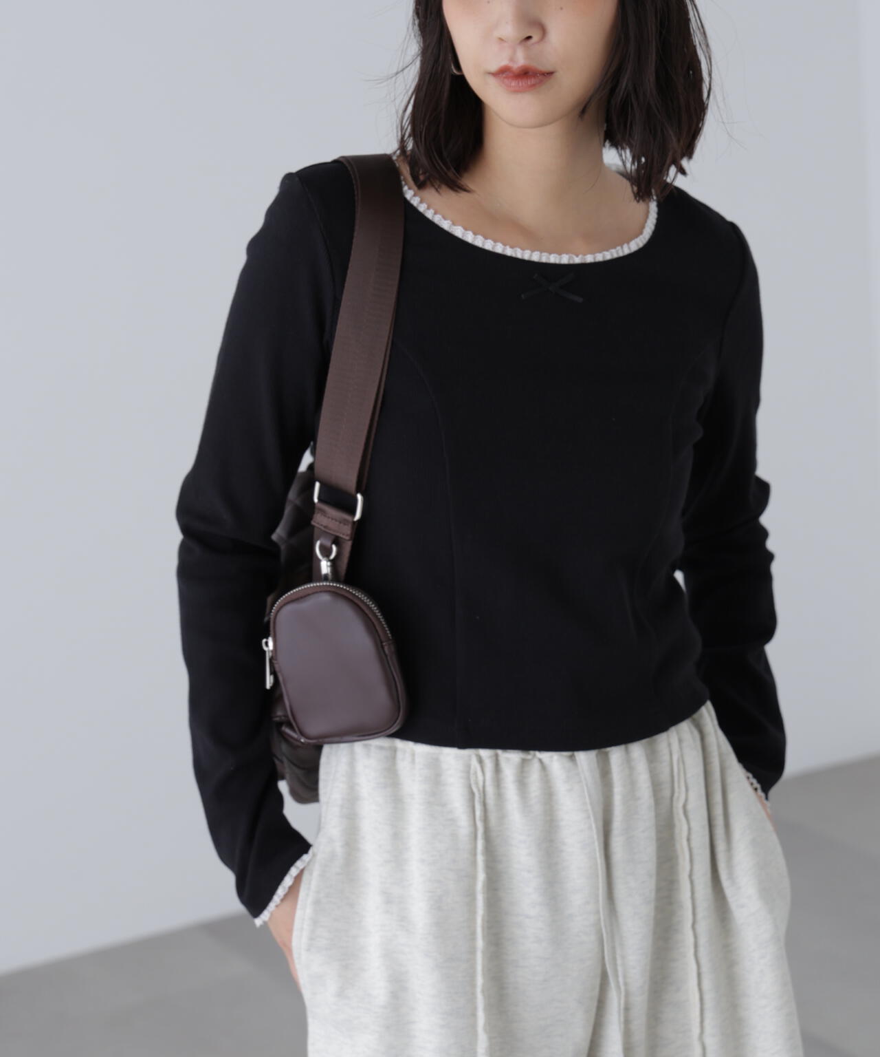 コンパクトフリルカットソー | FREE'S MART（フリーズマート