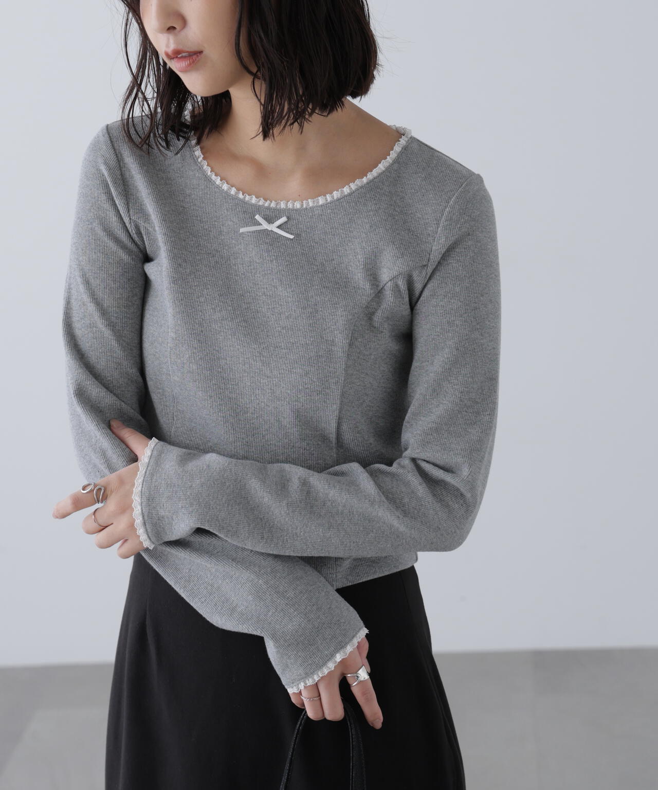 コンパクトフリルカットソー | FREE'S MART（フリーズマート