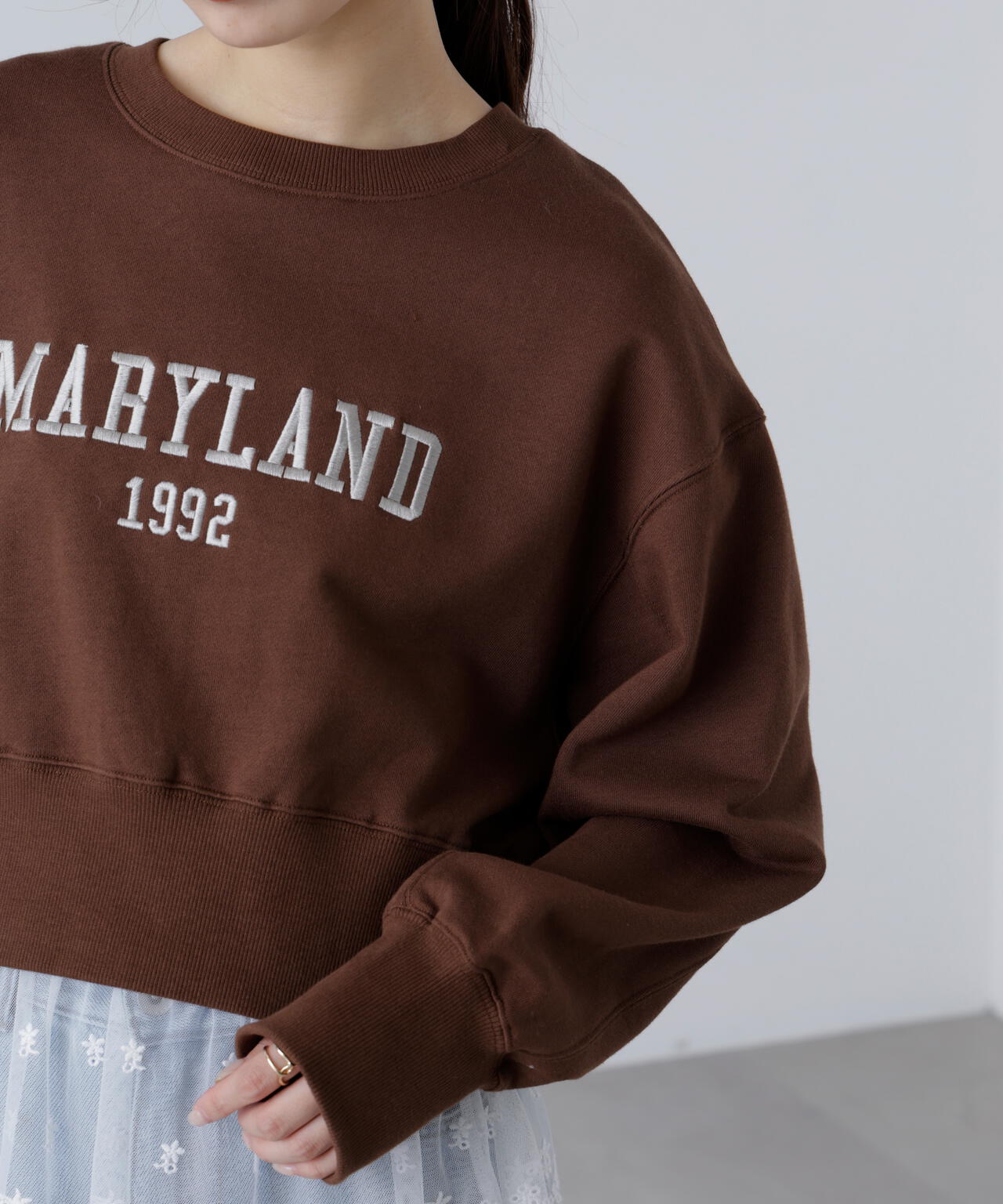 Fresh Service カレッジスウェット　新品未使用　サイズM Fresh Service カレッジスウェット 新品未使用 サイズM 小室安未さん