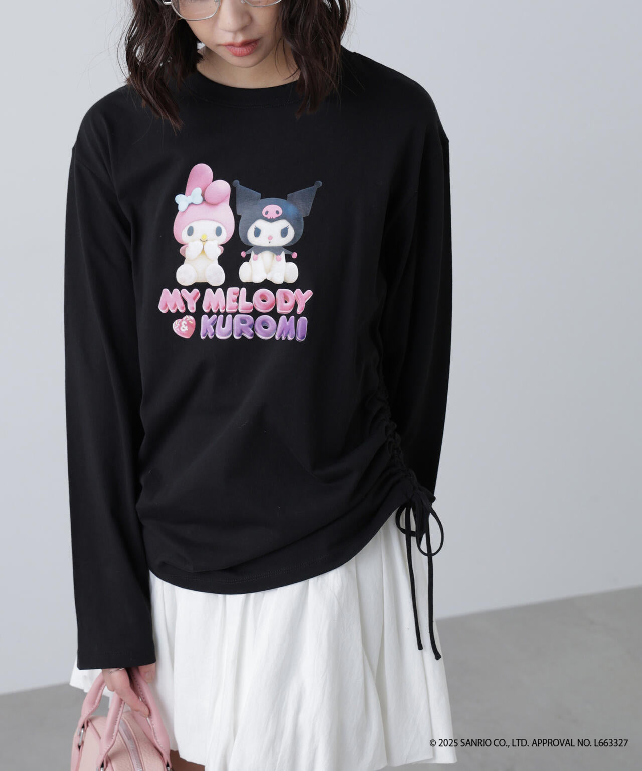 〈メロクロコラボ〉ロングTシャツ