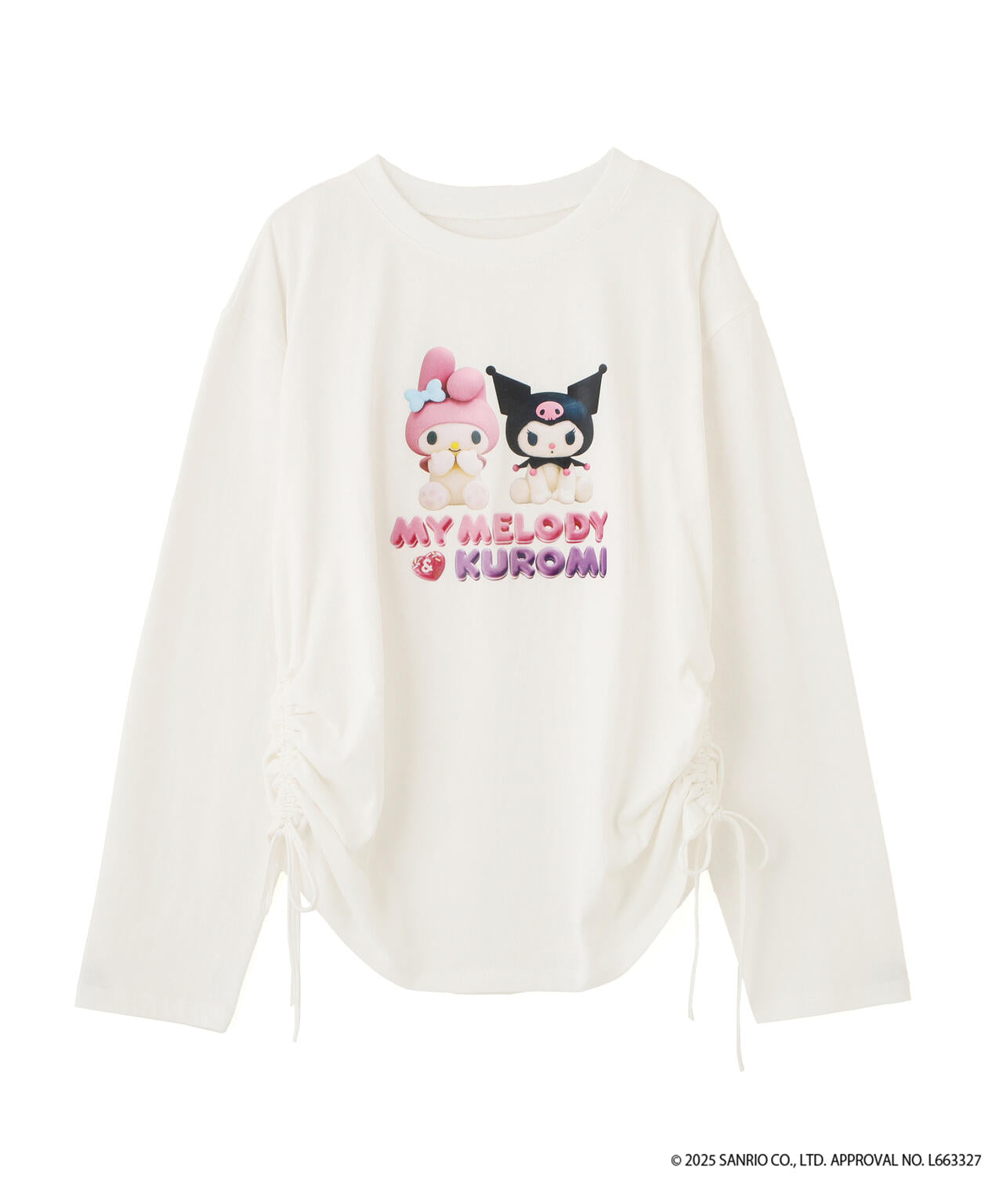 〈メロクロコラボ〉ロングTシャツ