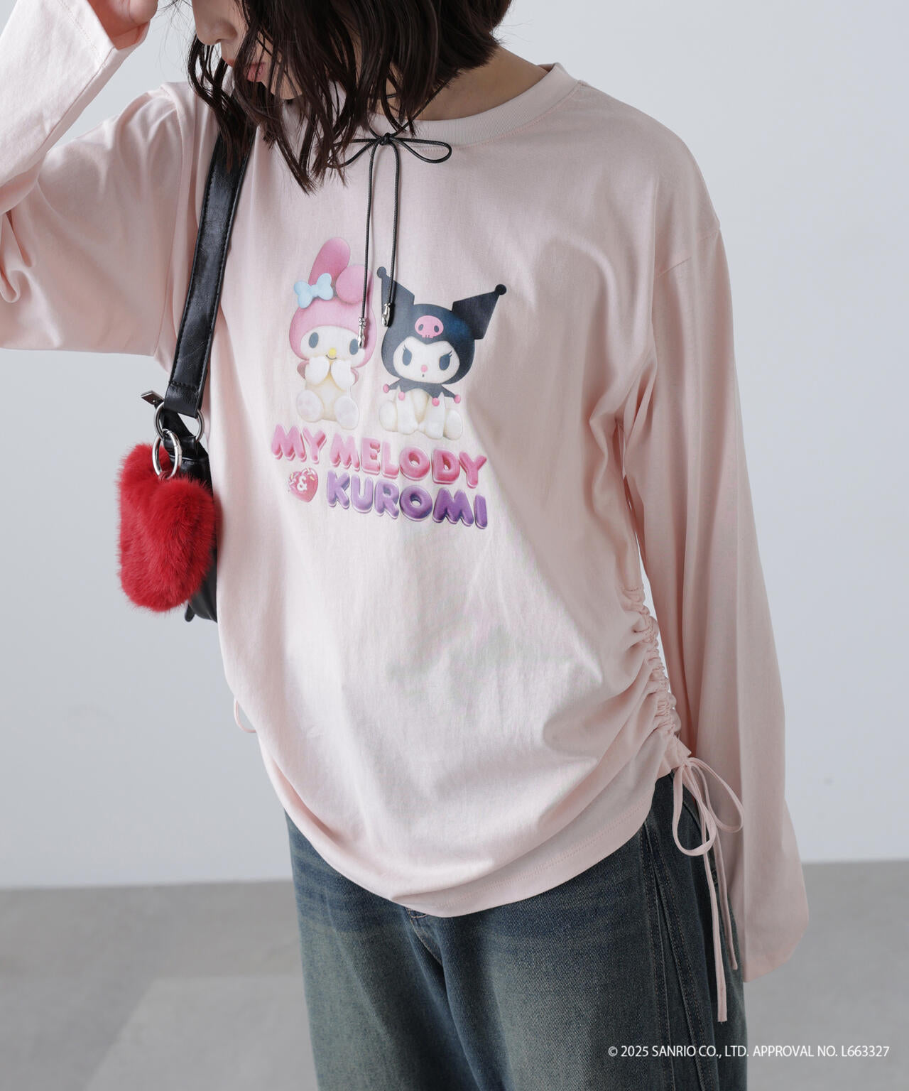 〈メロクロコラボ〉ロングTシャツ