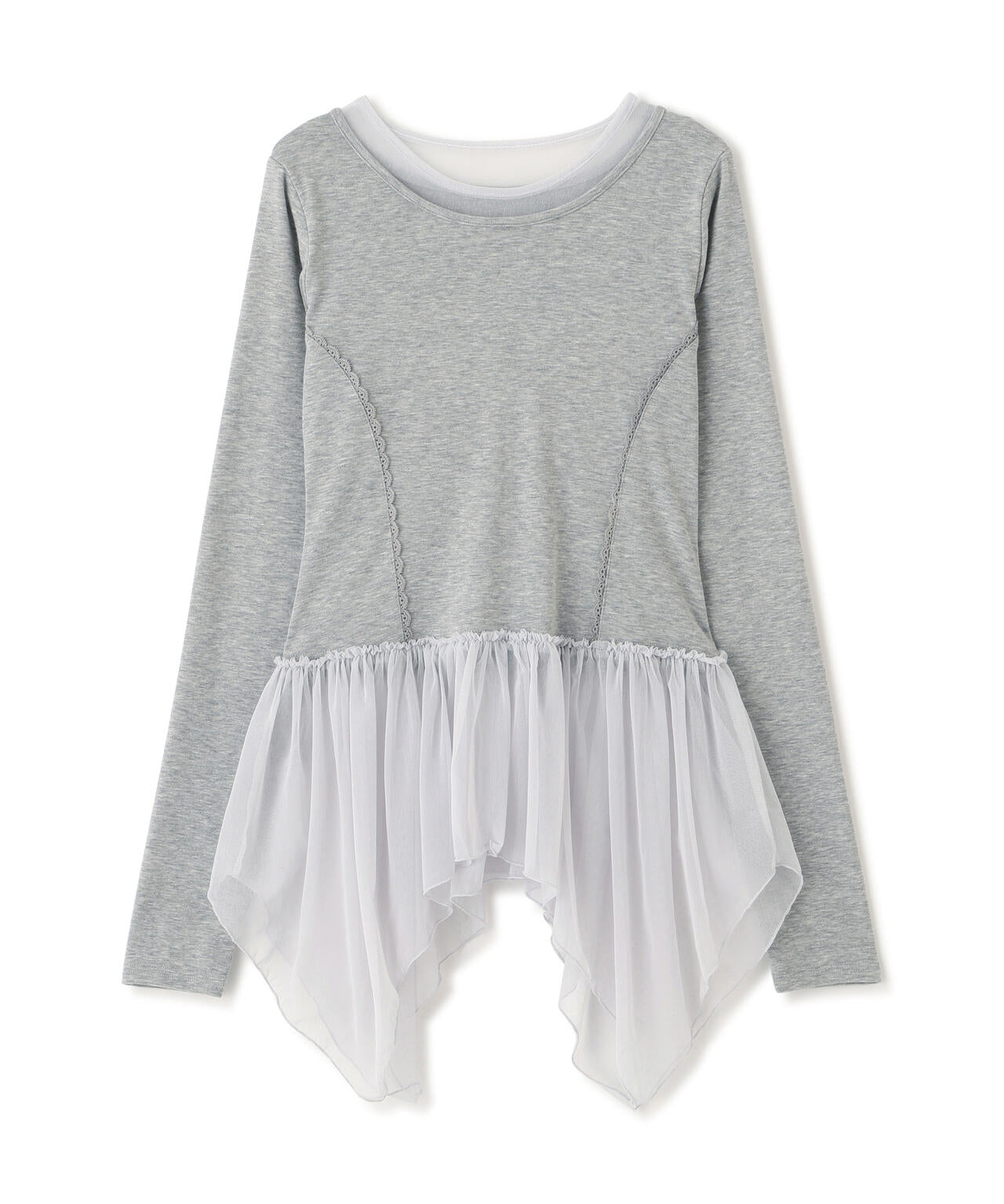 イレヘムチュールドッキングカットソー