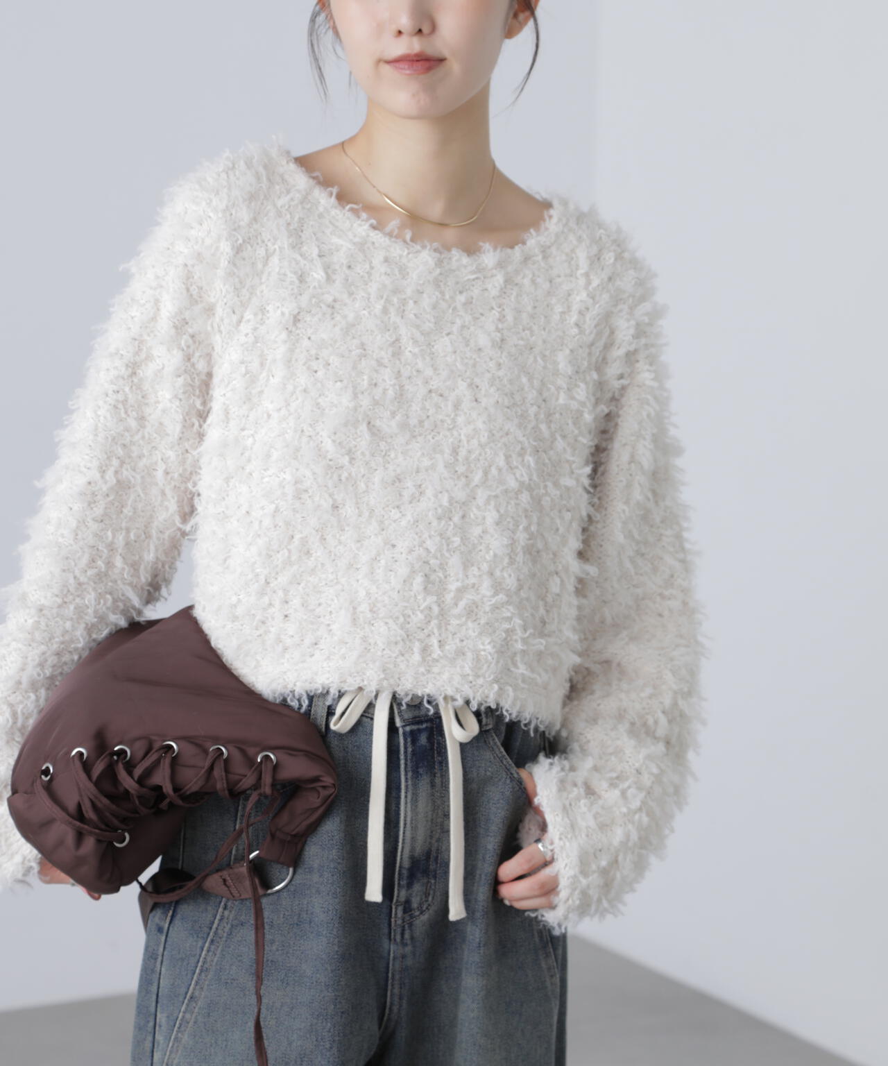 プードルボアショート丈ニットソー | FREE'S MART（フリーズマート