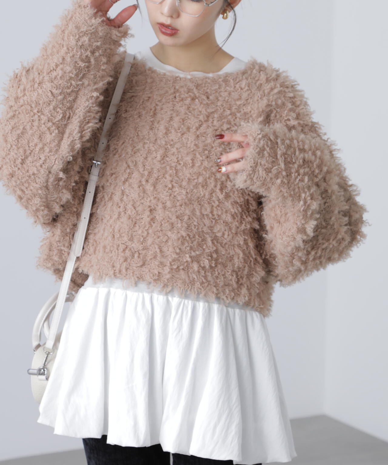 プードルボアショート丈ニットソー | FREE'S MART（フリーズマート