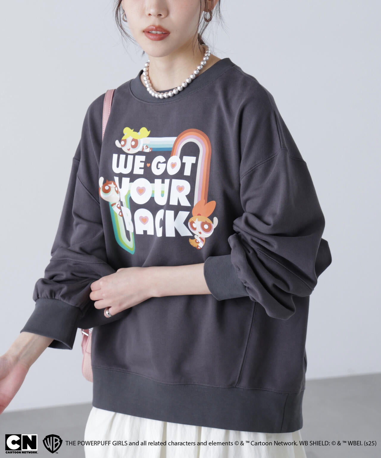 〈パワーパフガールズ〉プリントスウェット