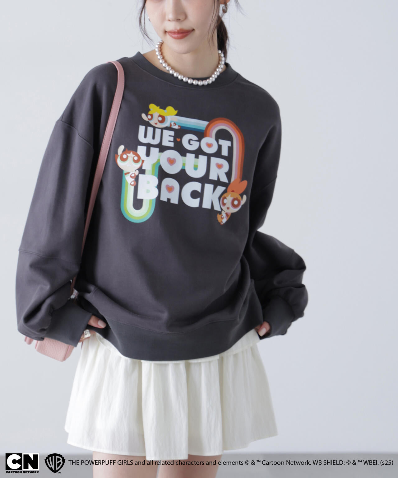 〈パワーパフガールズ〉プリントスウェット