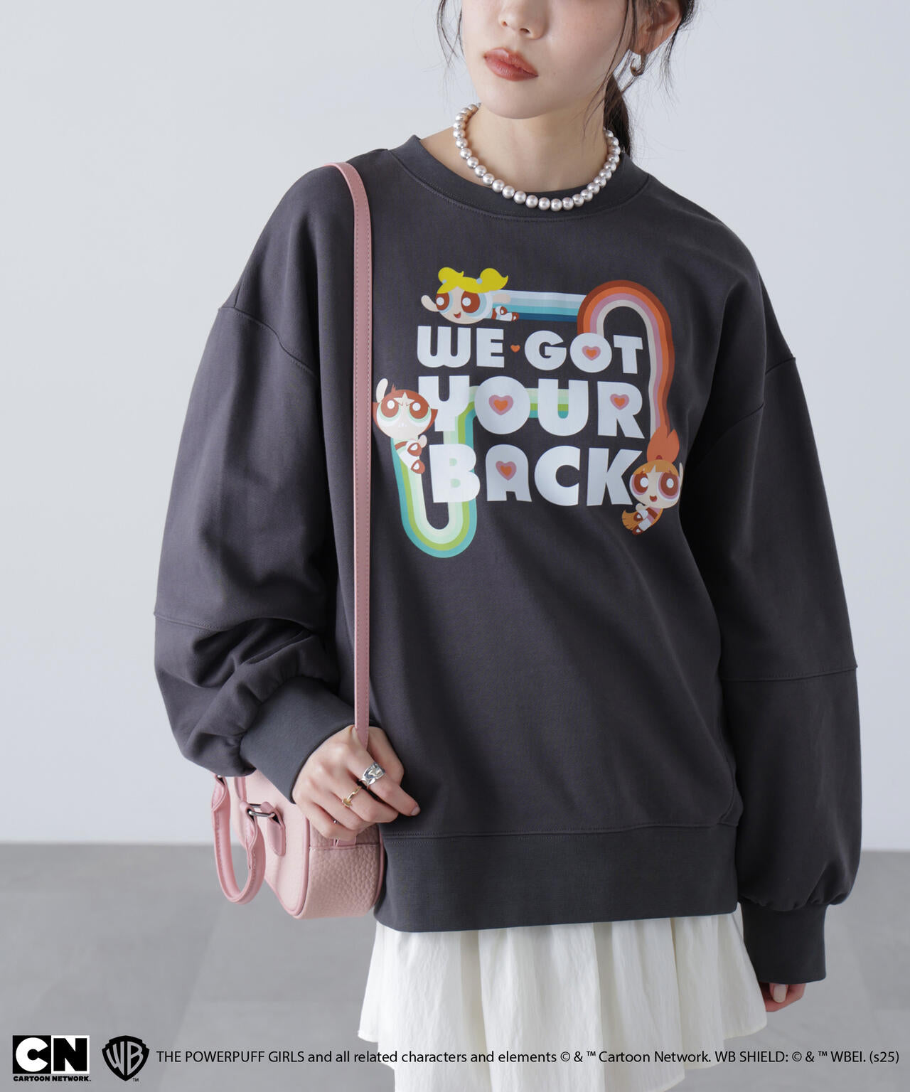 〈パワーパフガールズ〉プリントスウェット