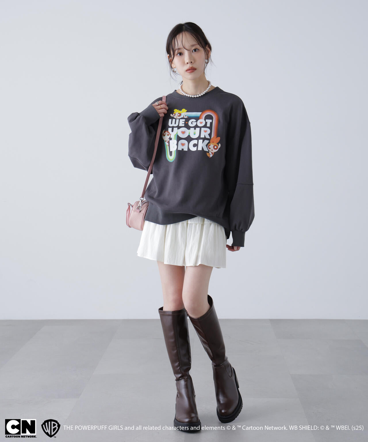 〈パワーパフガールズ〉プリントスウェット