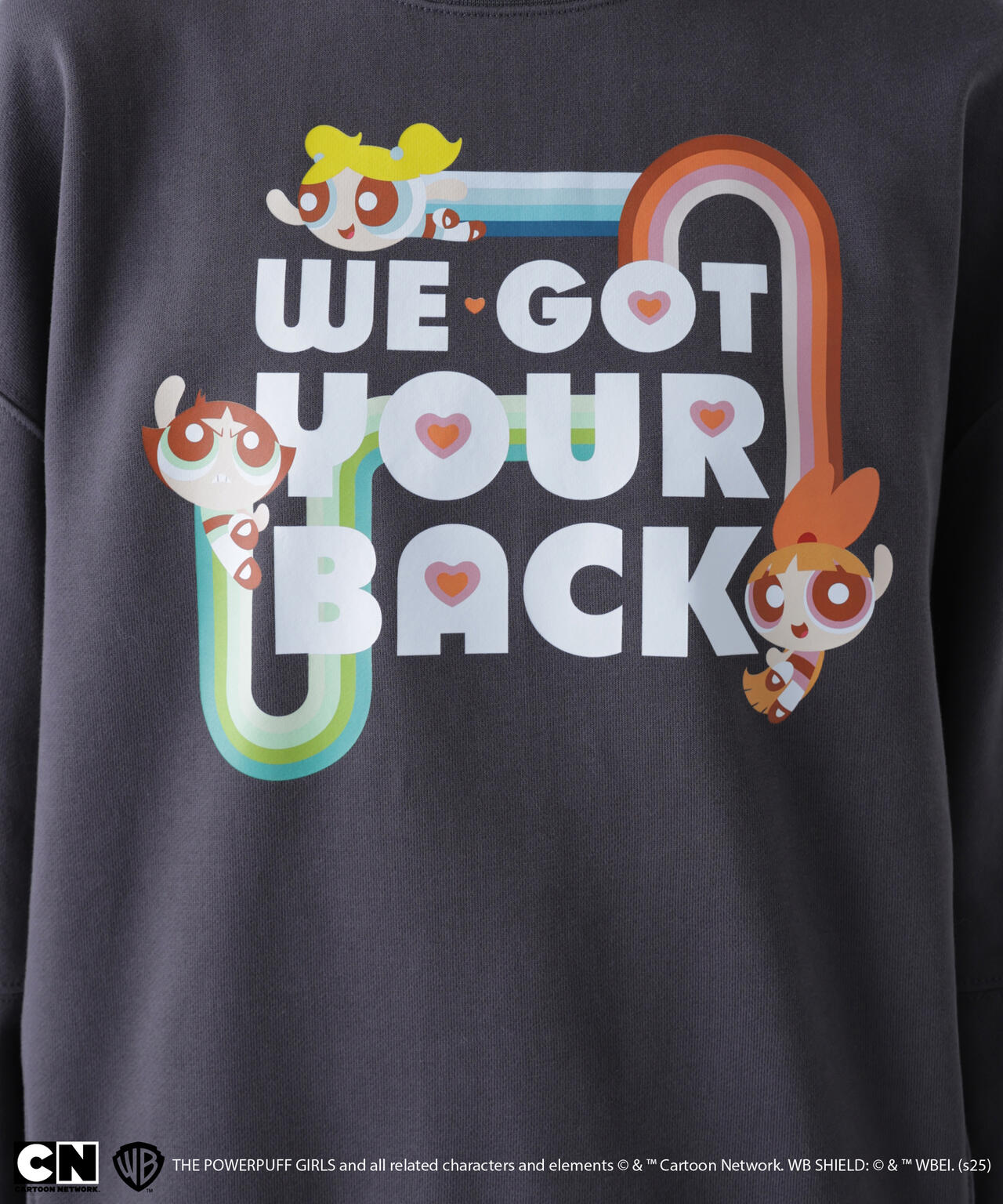 〈パワーパフガールズ〉プリントスウェット